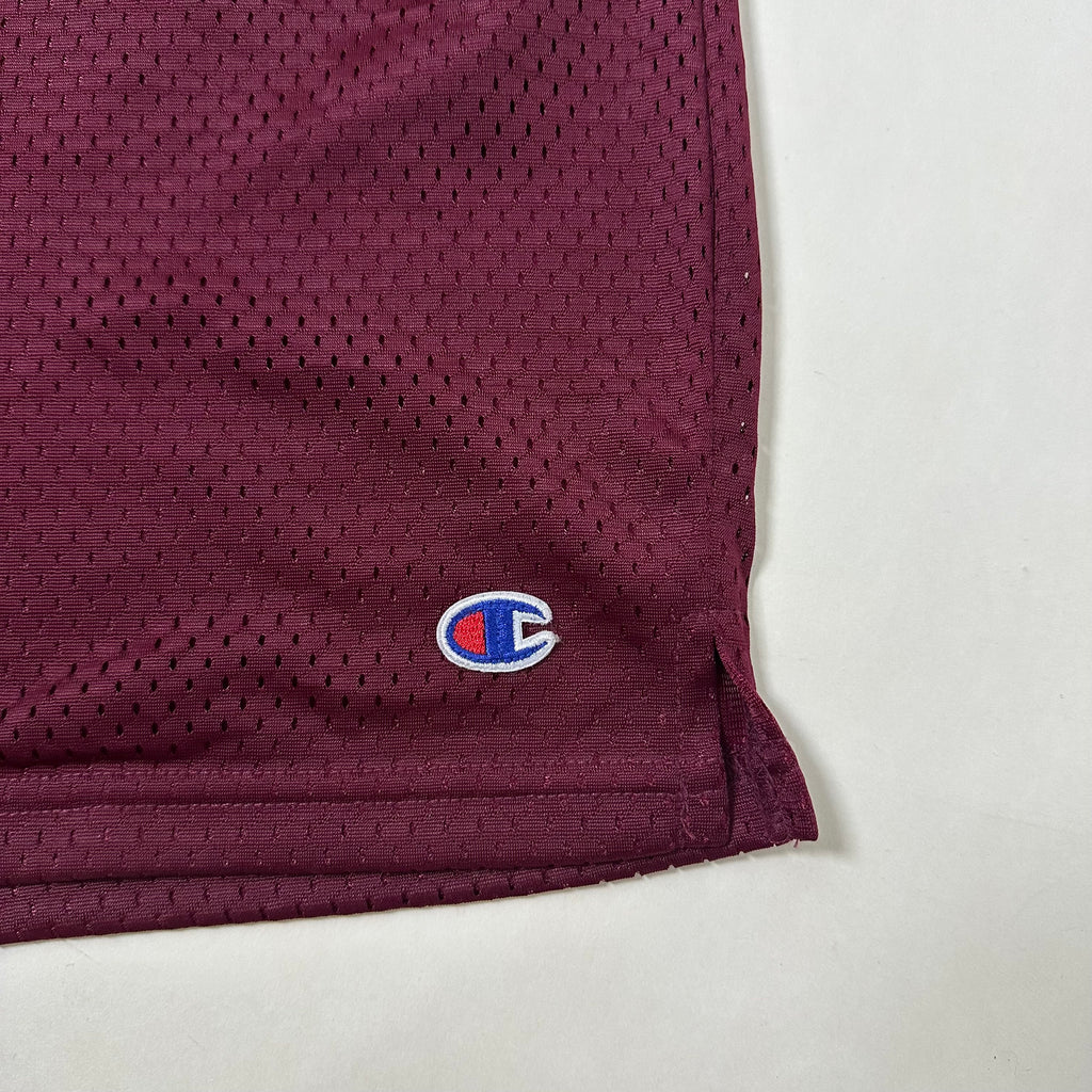 Champion Men’s Long Mesh Shorts in Maroon Size Large (32-38)