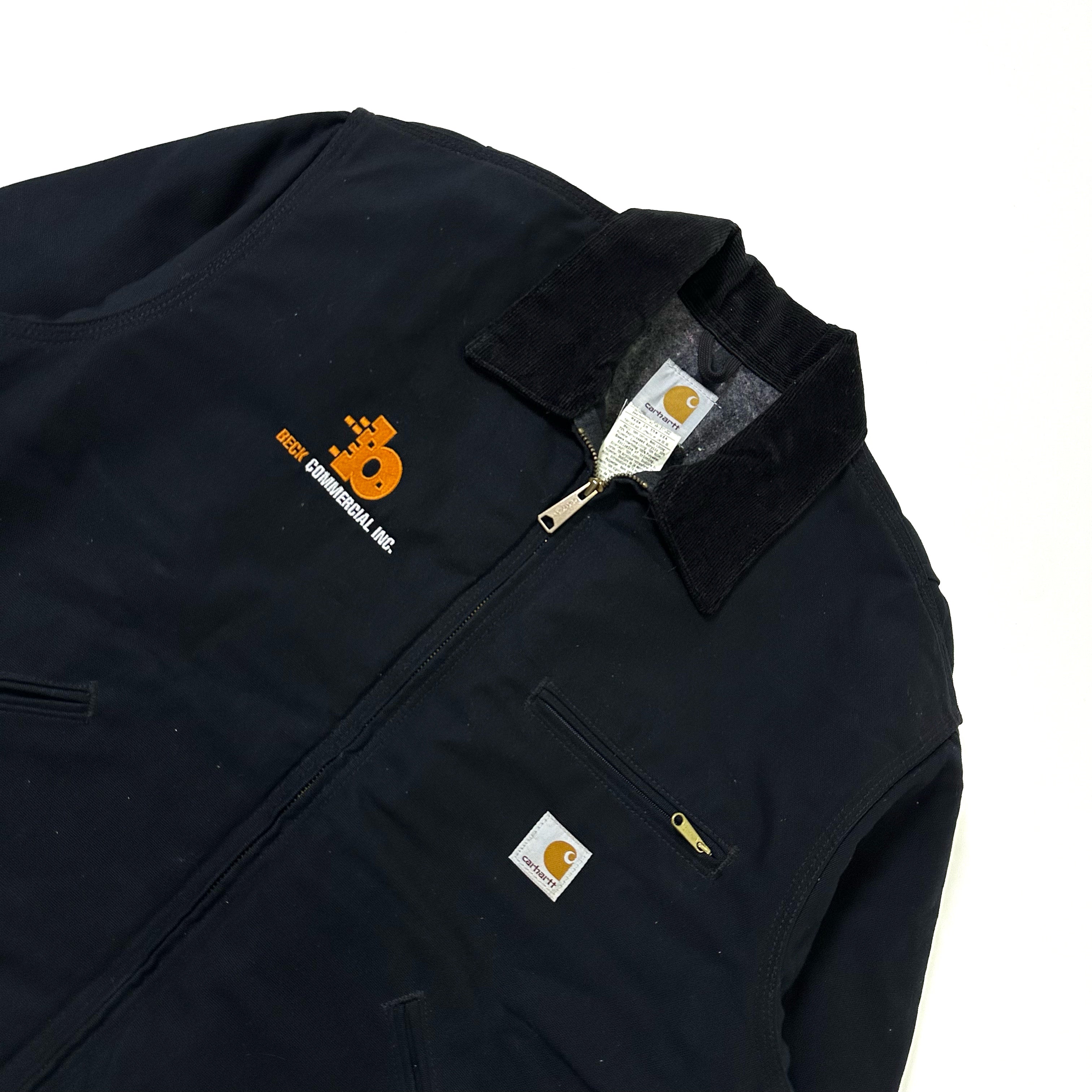Carhartt J001 BLK Detroit Jacket Black Large