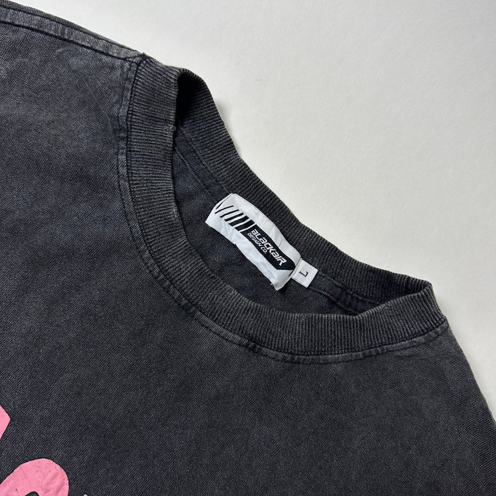 Black Air x Kanye West “Global Spread” T-Shirt in Acid Washed (Size Large)