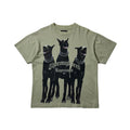 REPRESENT Thoroughbred T-Shirt in Olive Green Size Small (Fits Medium)