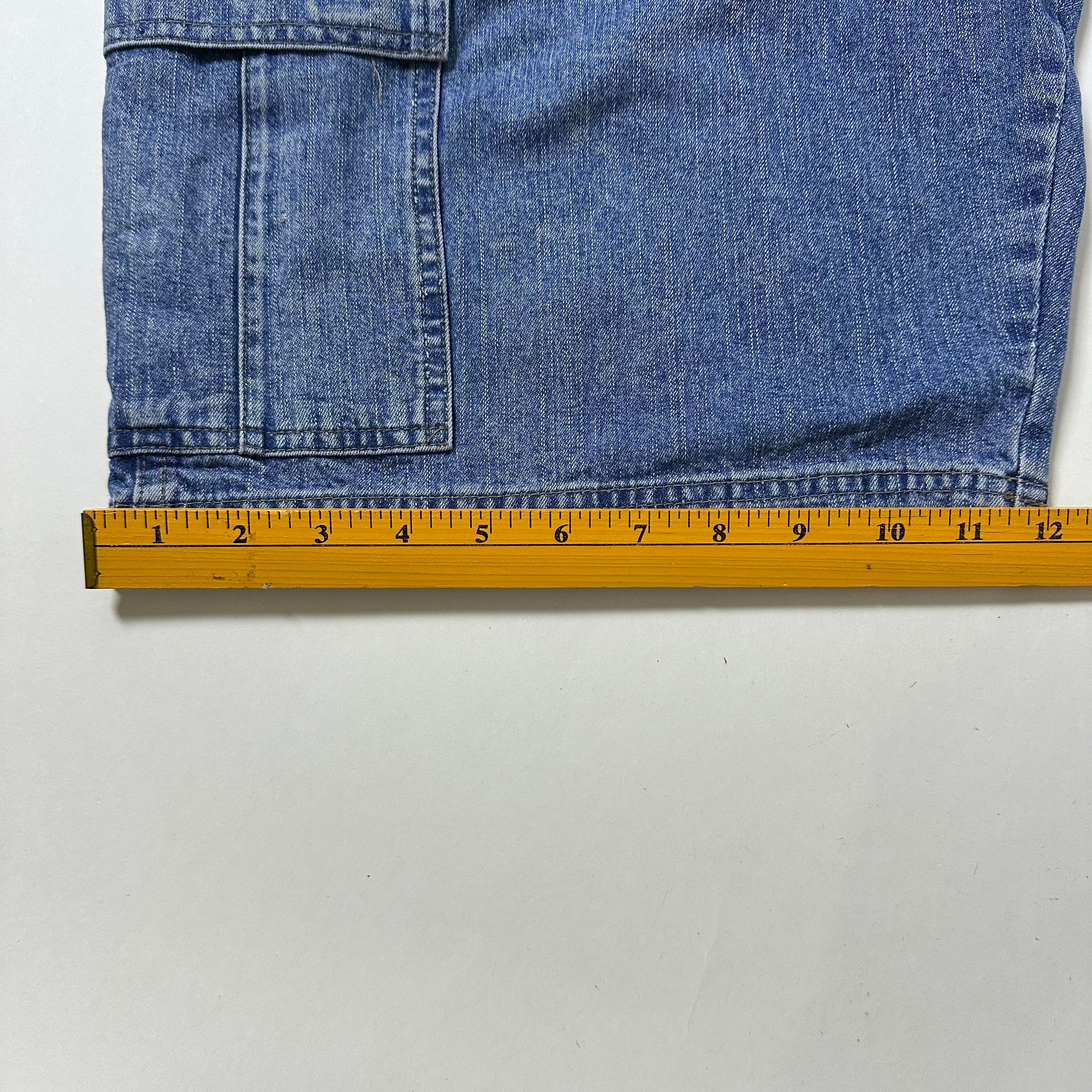 Wrangler Cargo Denim Jorts (Size 34) — SOLD