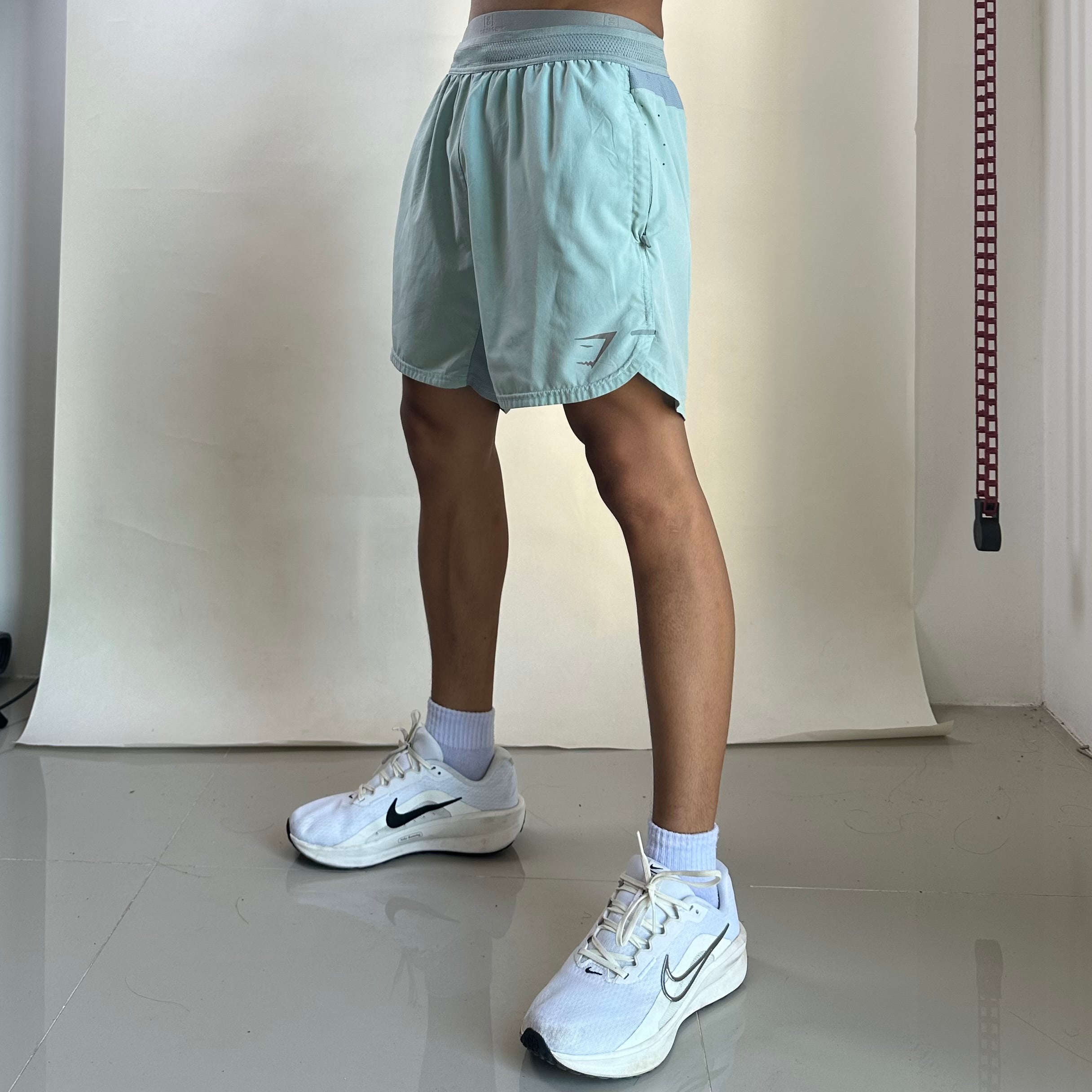 Gymshark Sport Shorts Lightweight and Breathable for Training Mint Green Size Medium (29-36)