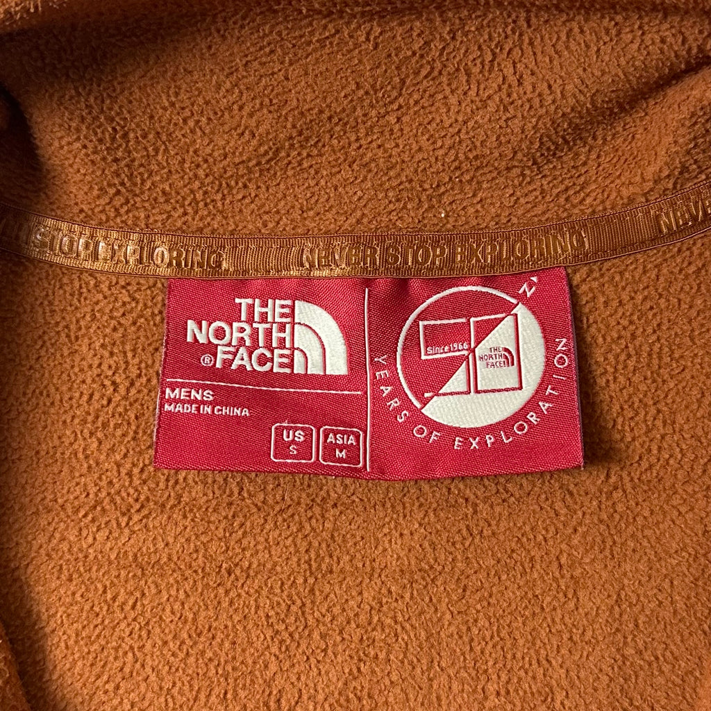 The North Face Full-zip Fleece Jacket in Burnt Orange (Size Medium)