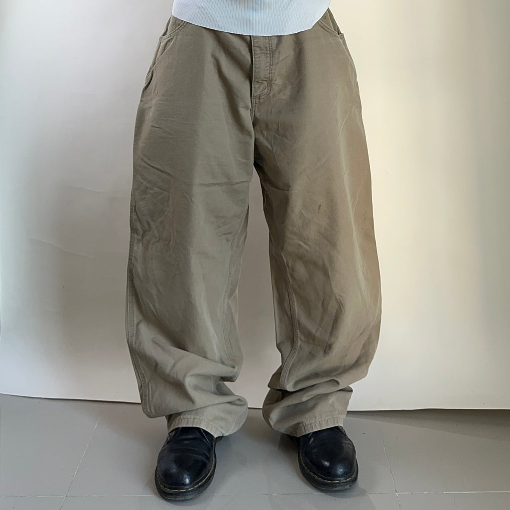 Carhartt Flame-Resistant Original Fit Carpenter Pants Khaki Size 40