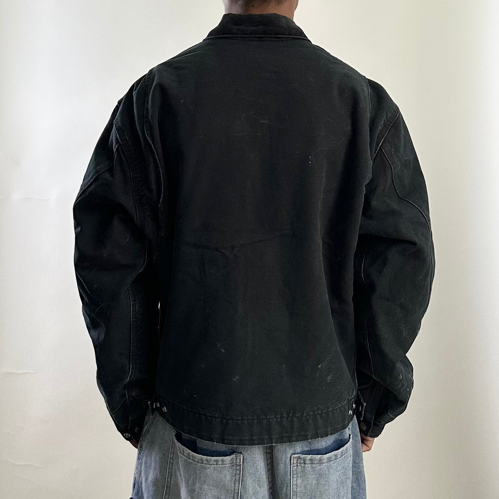 Vintage 2006 Carhartt J01 Detroit Jacket in Black (Size Medium) Boxy Fit