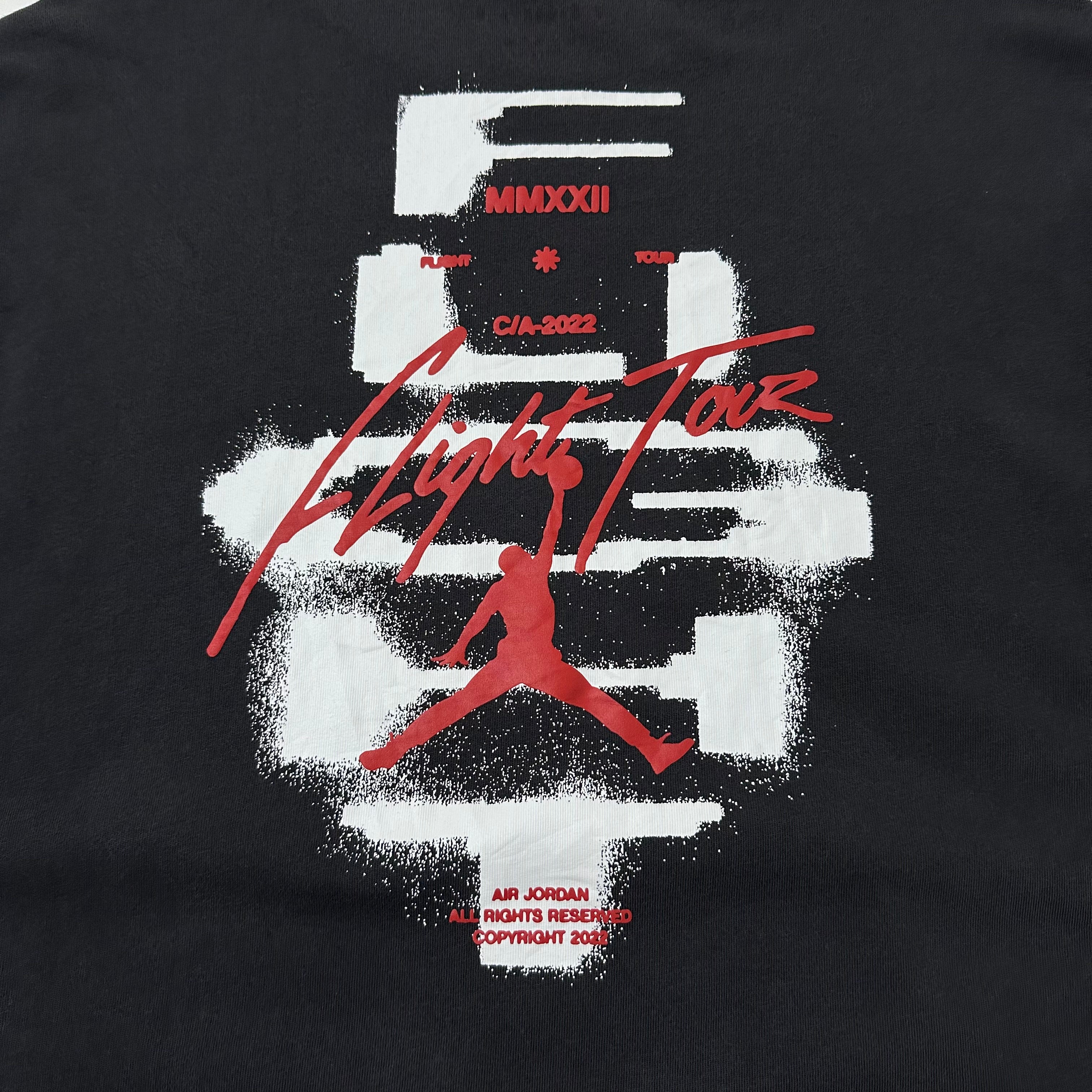 Air Jordan FW22 LogoT T-shirt Dark Gray Size XL