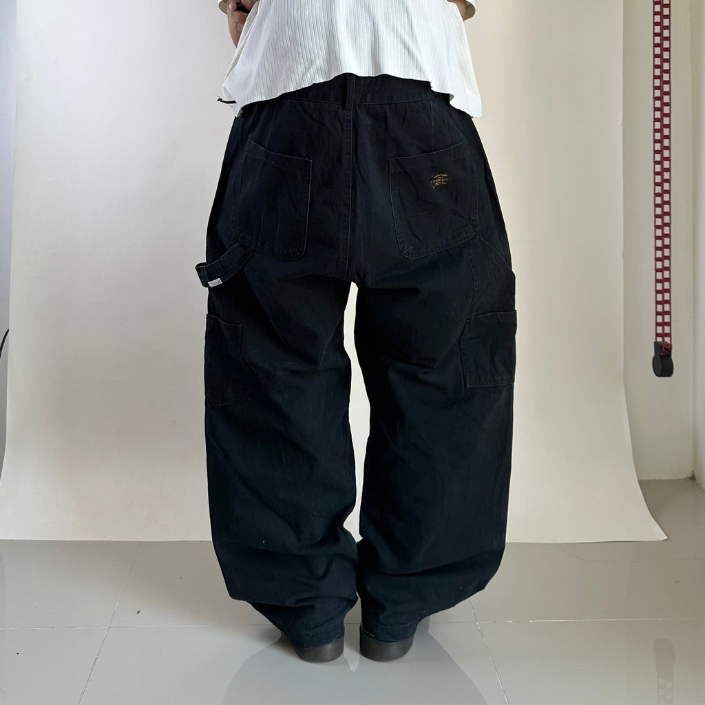 GOOJI DOUBLE KNEE CARPENTER PANTS BLACK (SIZE 32) - SOLD