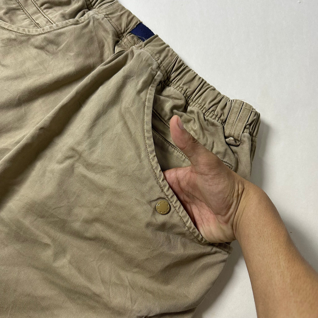 Pilgrim Surf Supply Charlotte Twill Climbing Shorts in Khaki (Size 30)