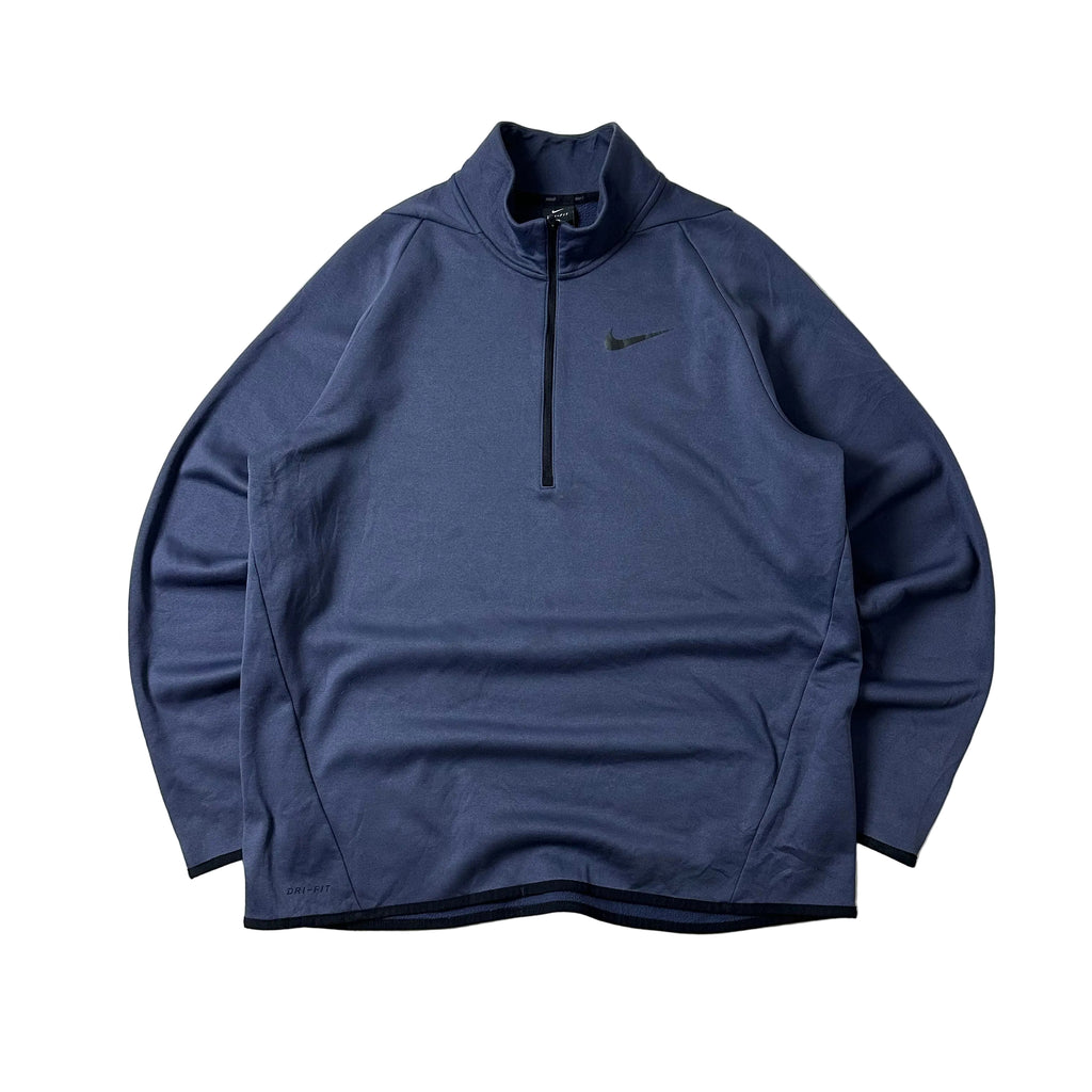 Nike Quarter-zip Pullover Jacket in  Slate Blue (Size Large)