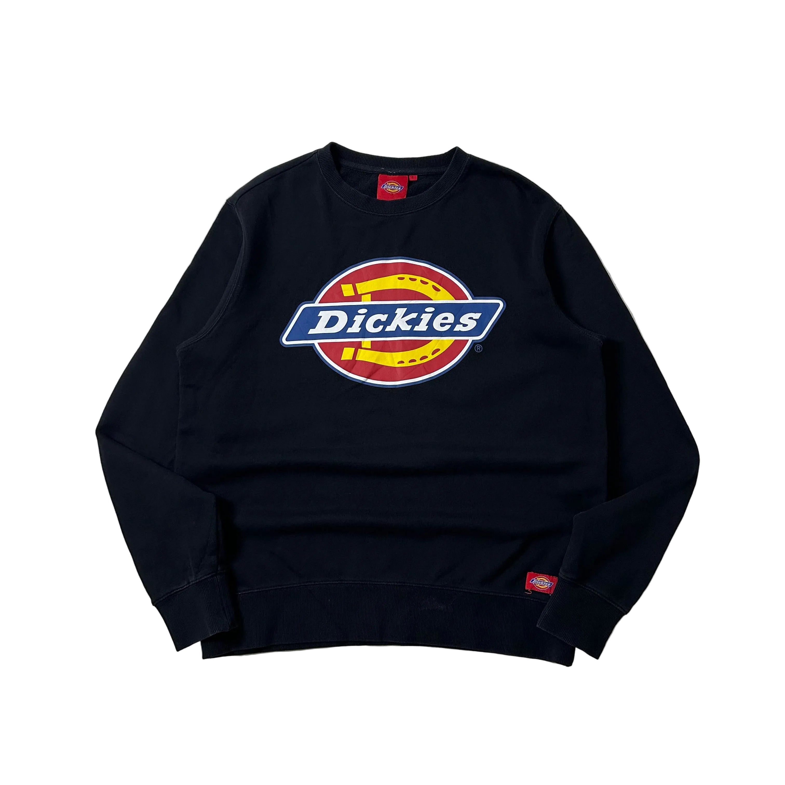 DICKIES Crewneck Sweatshirt in Black (Size Large)