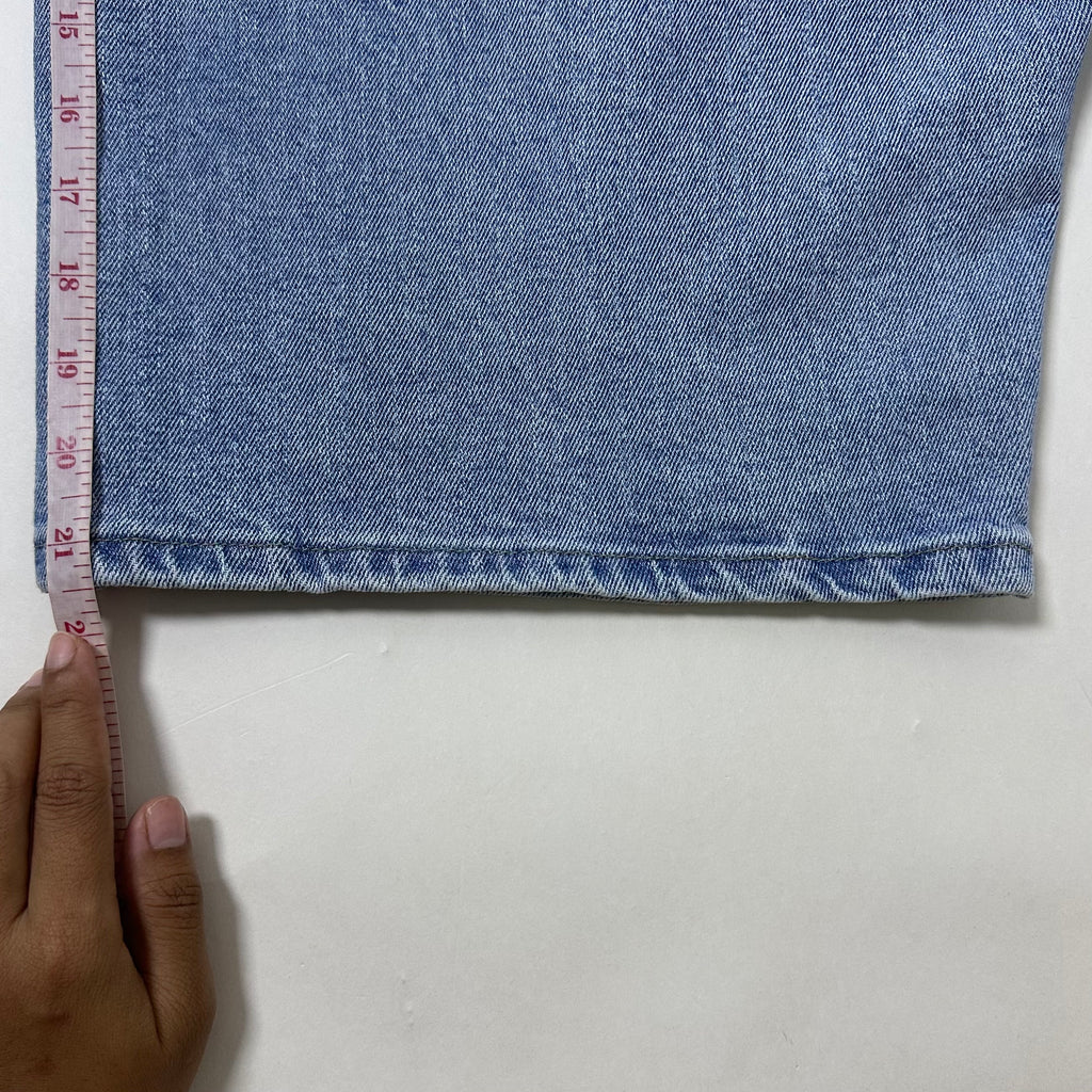 BRAND NEW Wrangler Relaxed Fit Blue Light Wash Jorts (Size 34) - SOLD