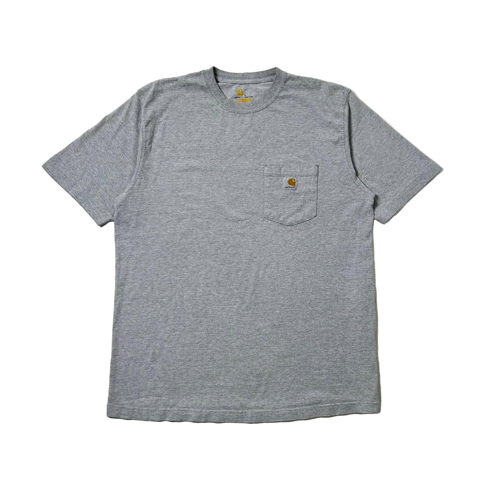 Carhartt K87 Pocket Tee in Heather Gray (Size Large)