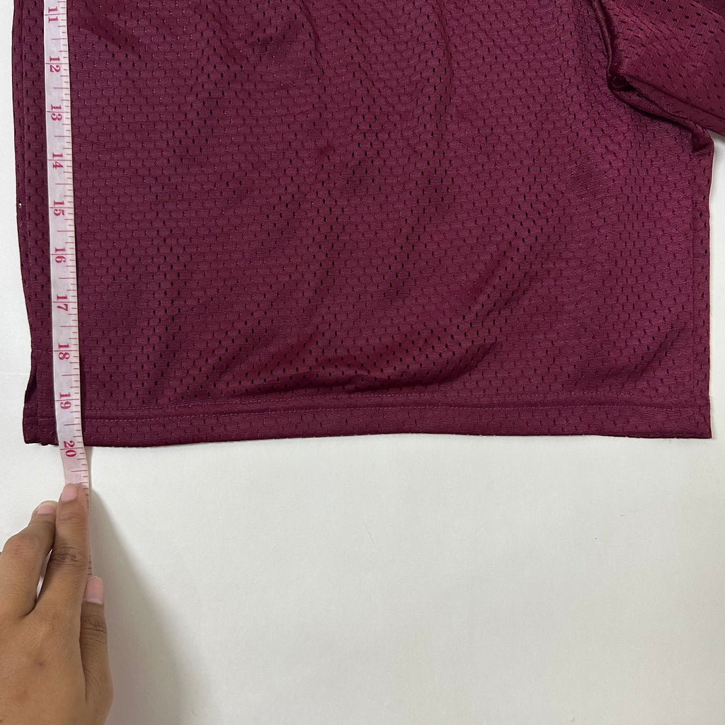 Champion Men’s Long Mesh Shorts in Maroon Size Large (32-38)