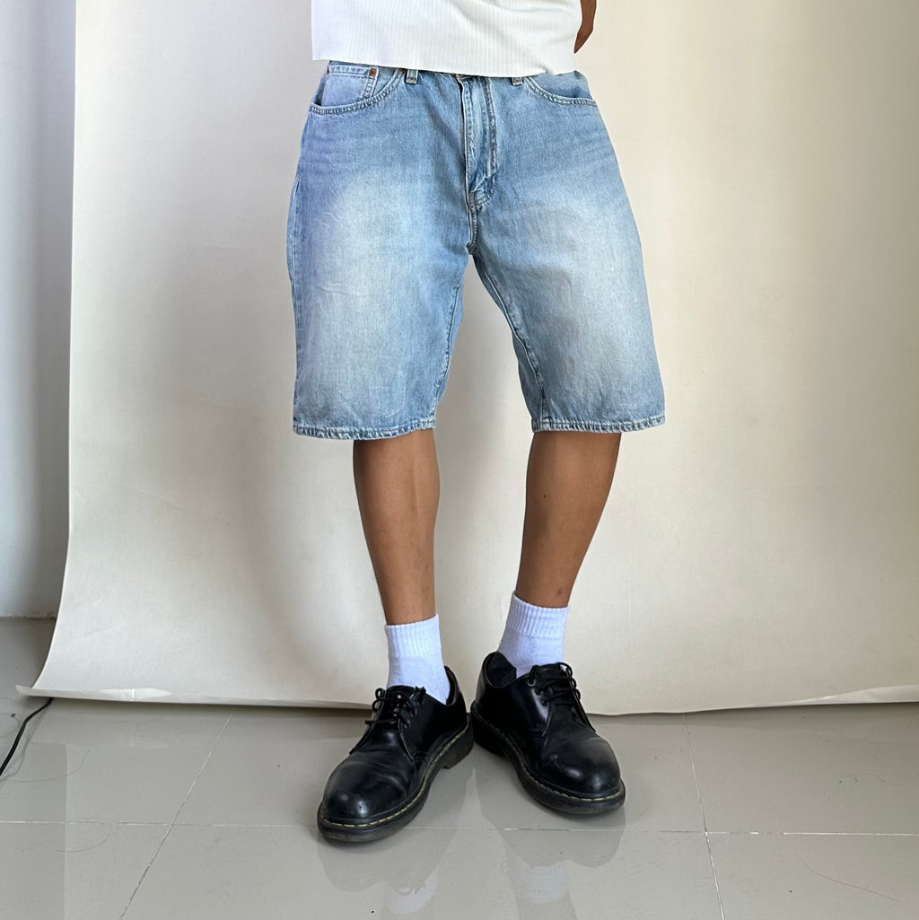 Levi’s Premium 505 Denim Wash Blue Shorts (Size 34) - SOLD