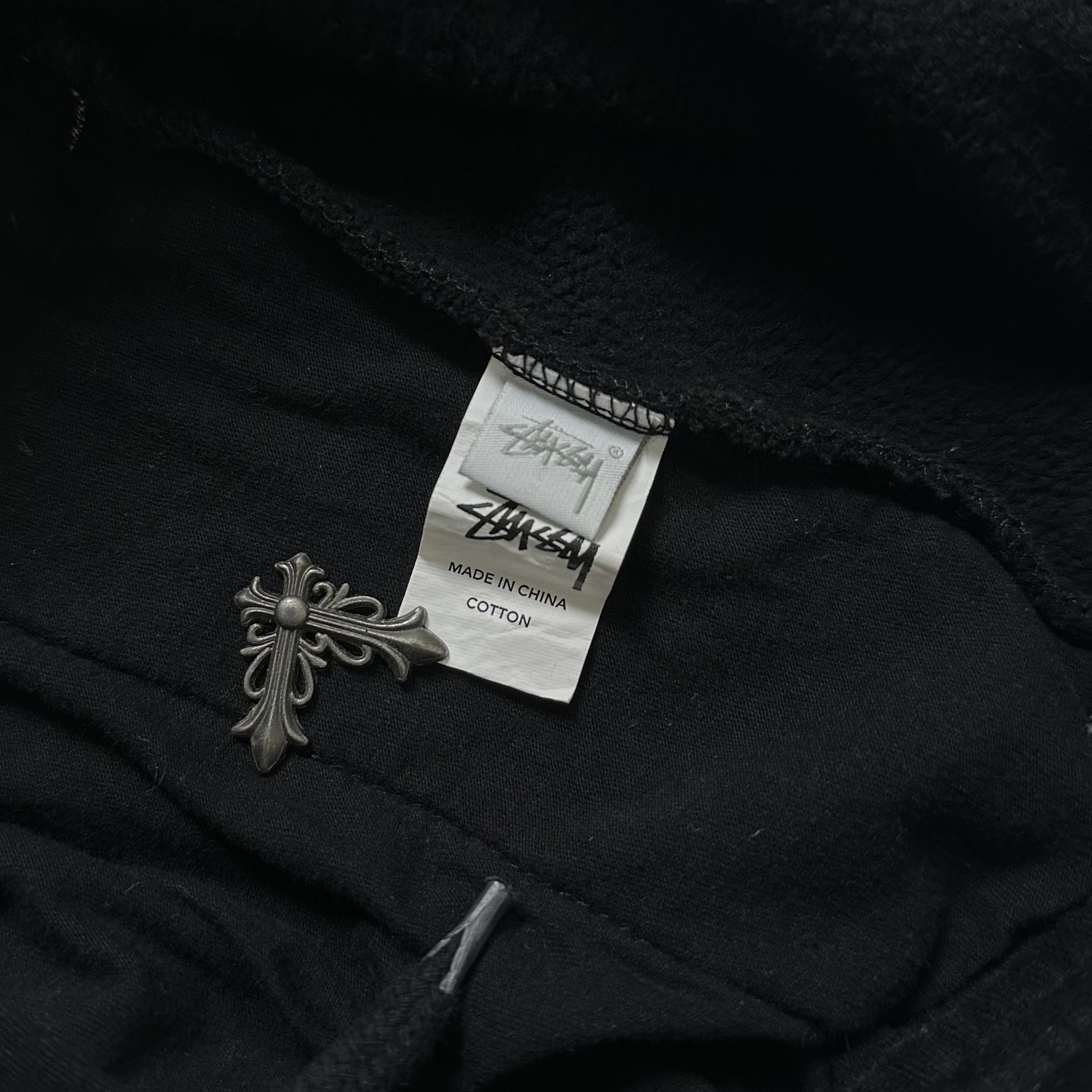 Stussy Sweat Shorts Embroidered Logo in Black (Size 30-38)