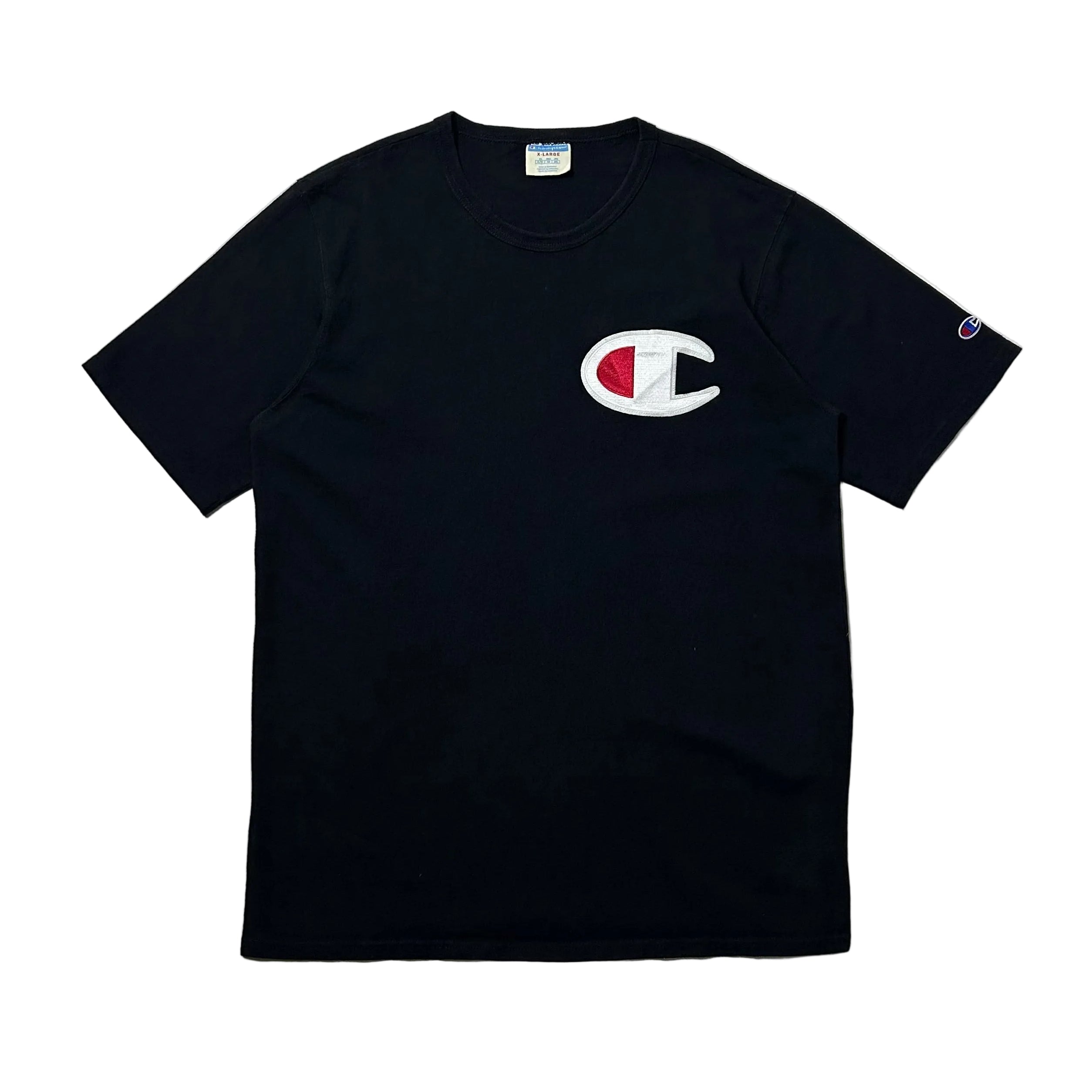 Champion Big C Logo T-shirt in Black (Size XL)