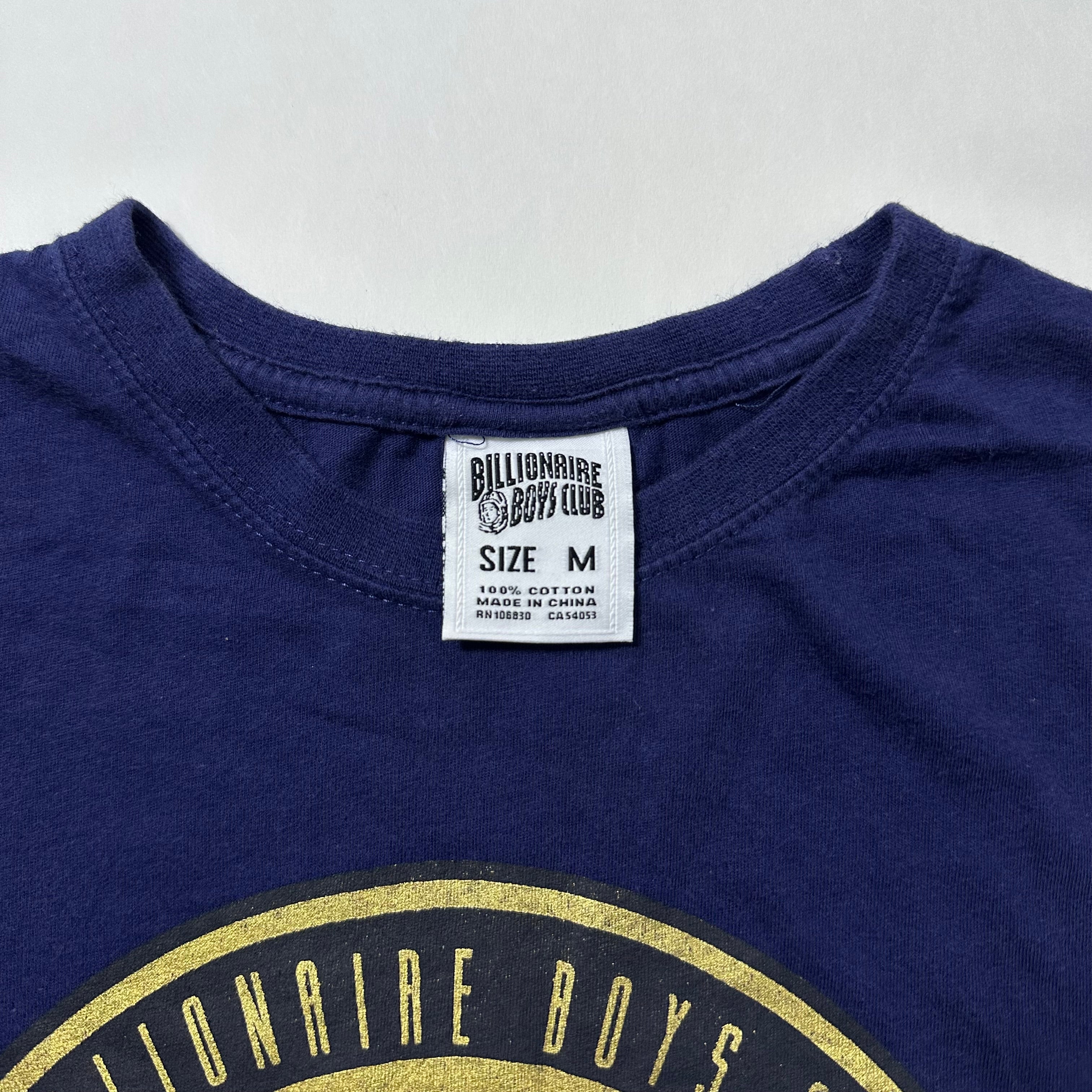 Billionaire Boys Club “Space And Time” T-shirt in blue depths Medium