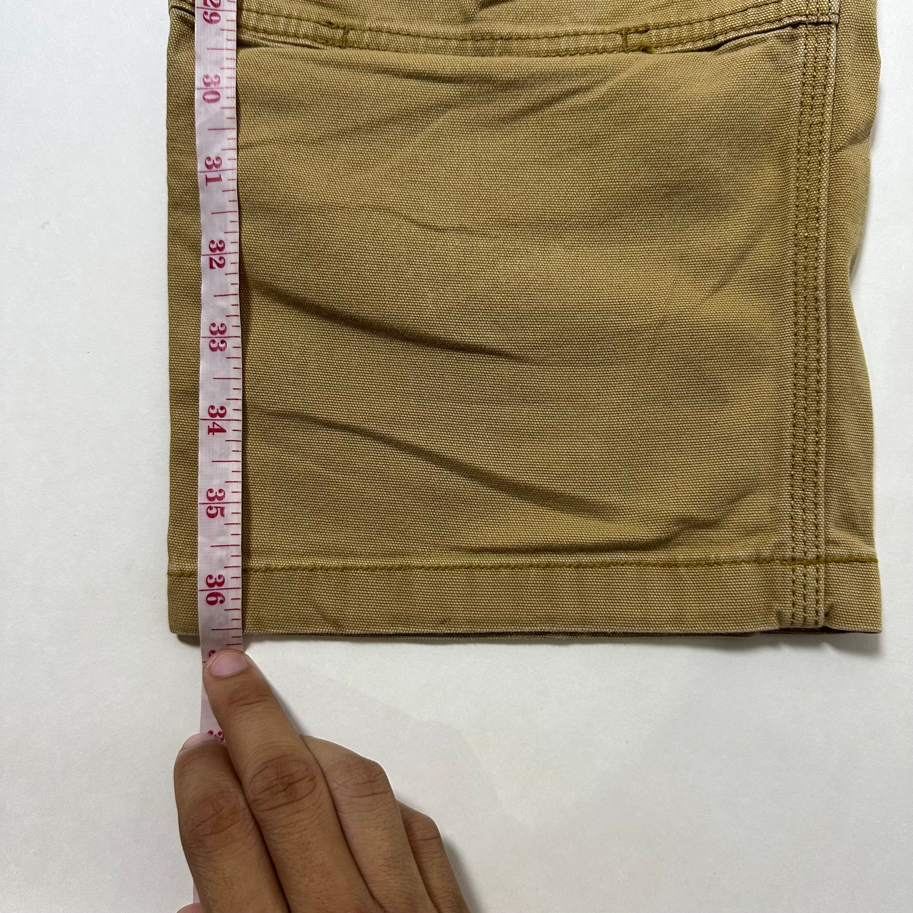 Carhartt Double-Knee Relaxed Fit Pants Brown Size 35