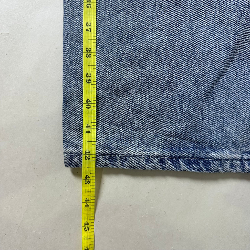 Random Baggy Denim Carpenter Pants in Light Wash (Size 34)