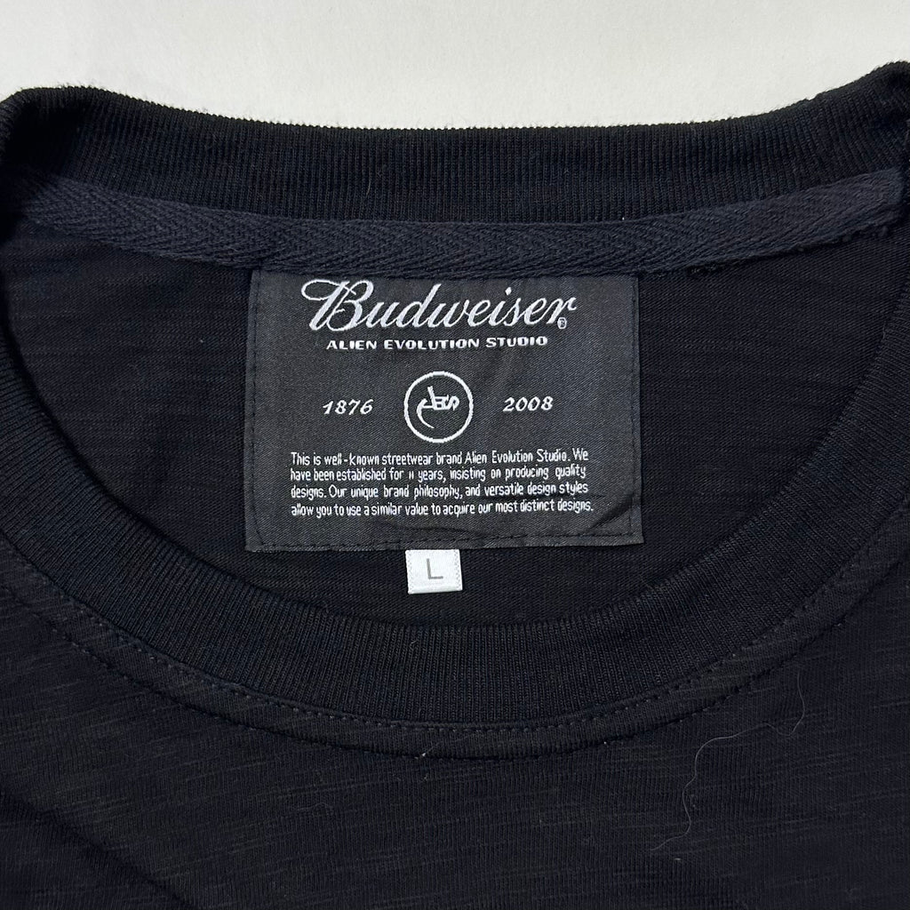 Budweiser by Alien Evolution Studio T-shirt in Black (Size Large)