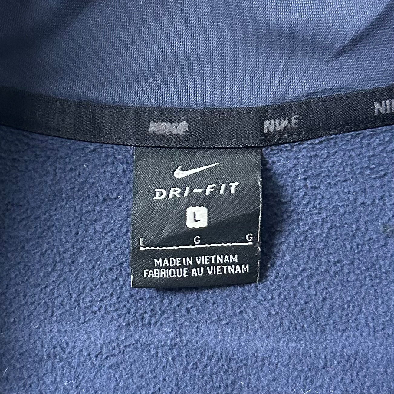 Nike Quarter-zip Pullover Jacket in  Slate Blue (Size Large)