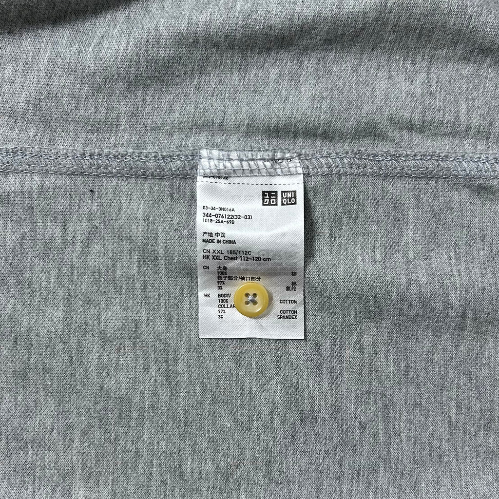 BRAND-NEW Uniqlo Polo T-shirt in Gray (Best Fit XL)
