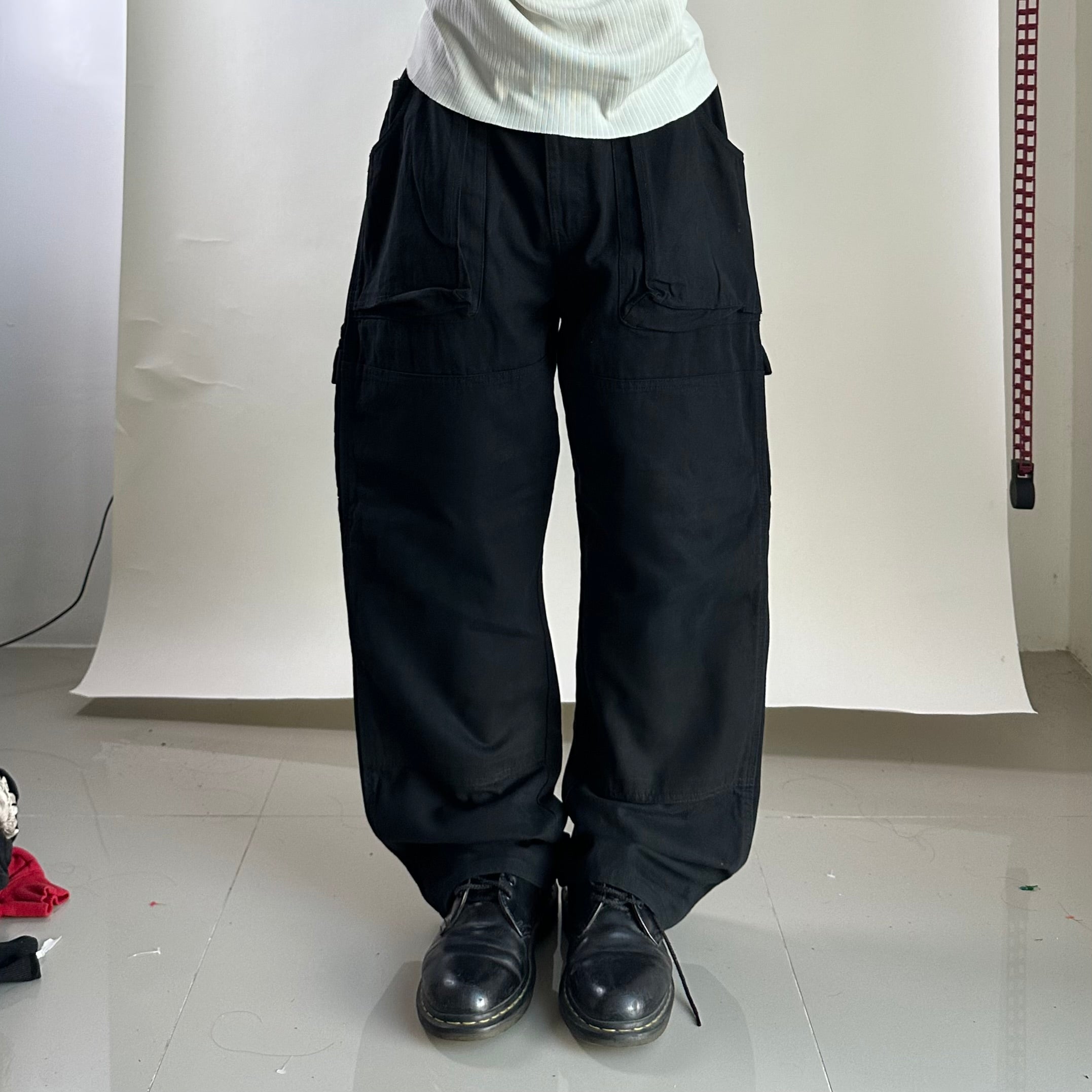 DICKIES Double-Knee Carpenter Pants in Black (Size 36) — SOLD