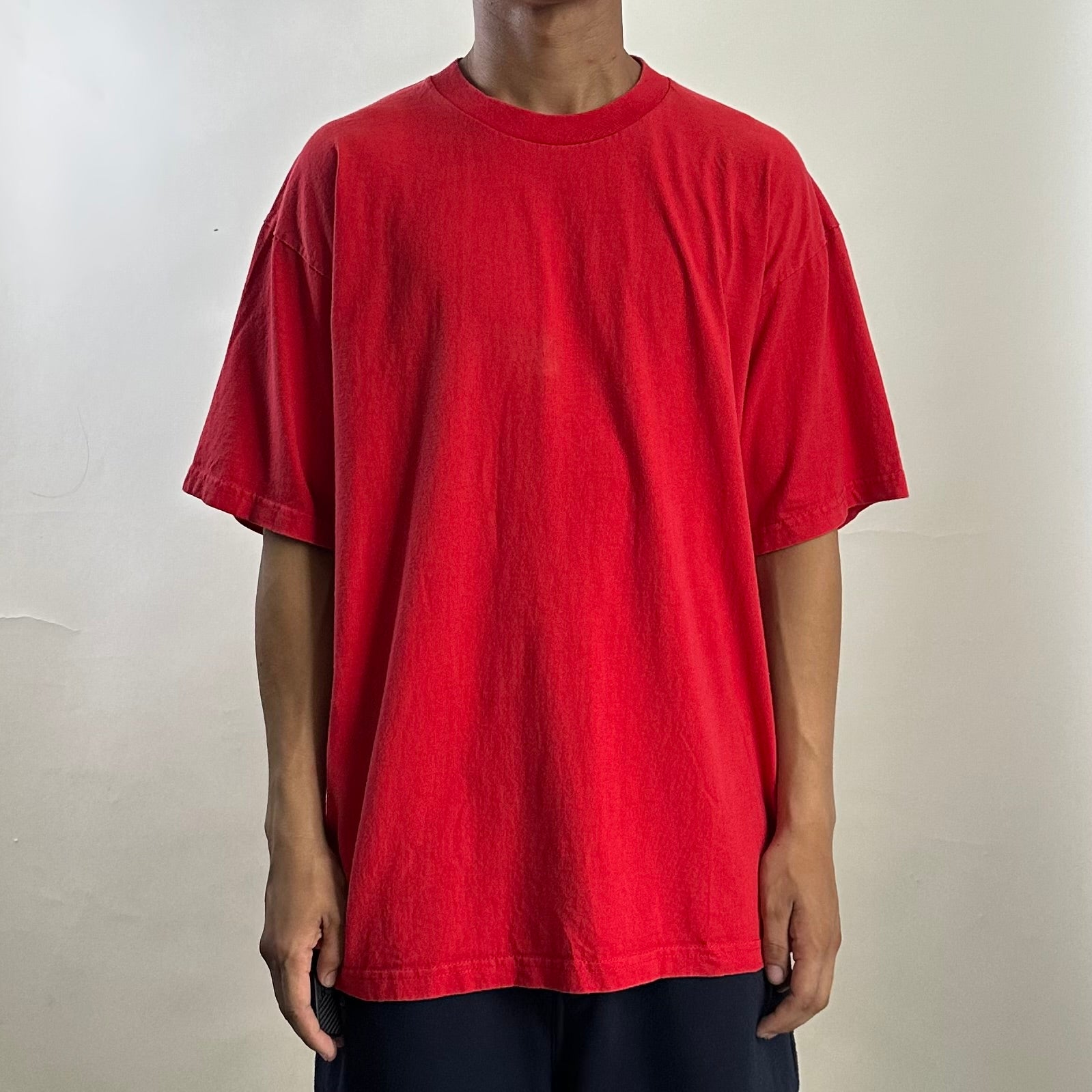 PRO CLUB Heavy Cotton T-shirt in Red (Size XL)