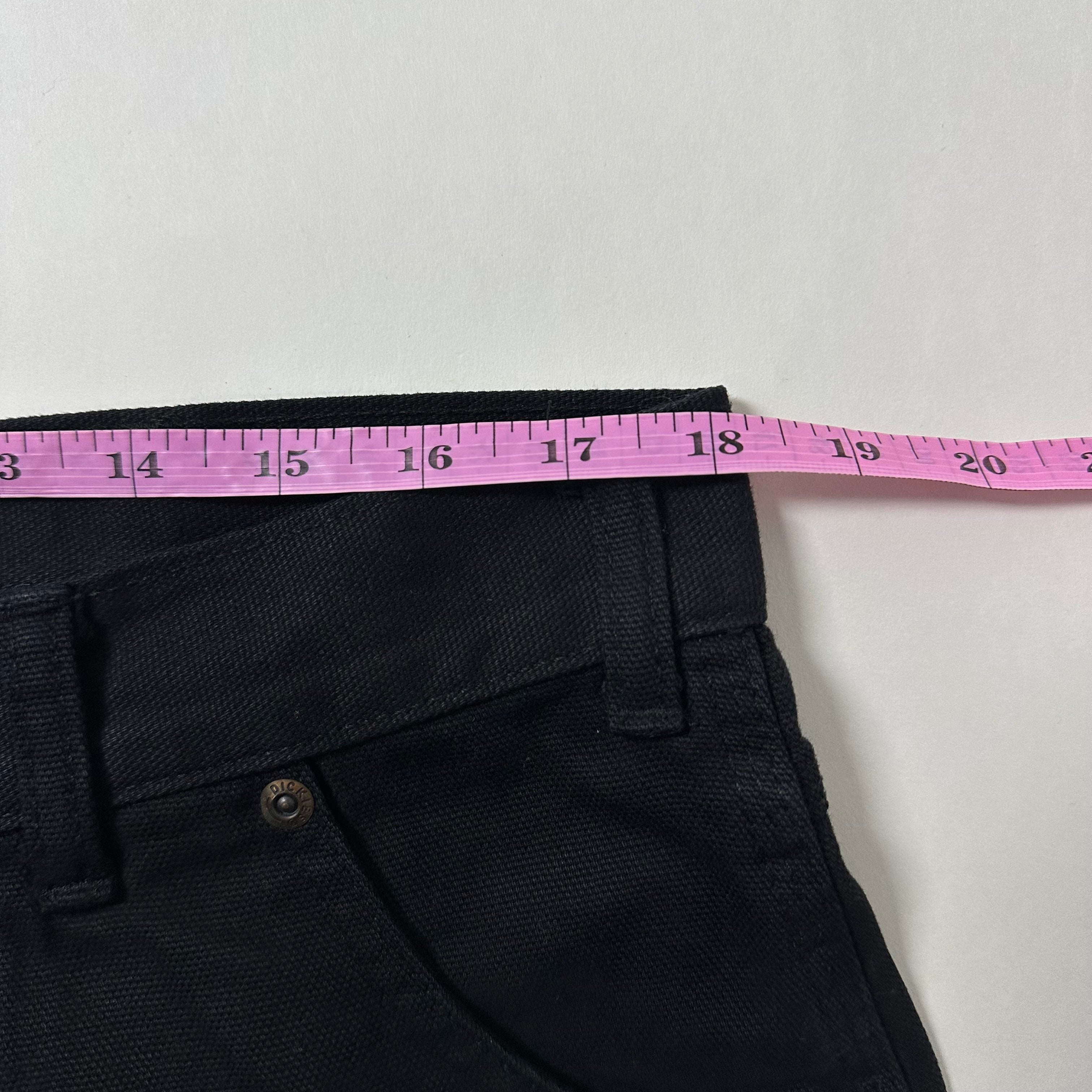DICKIES Double-Knee Carpenter Pants in Black (Size 36) — SOLD