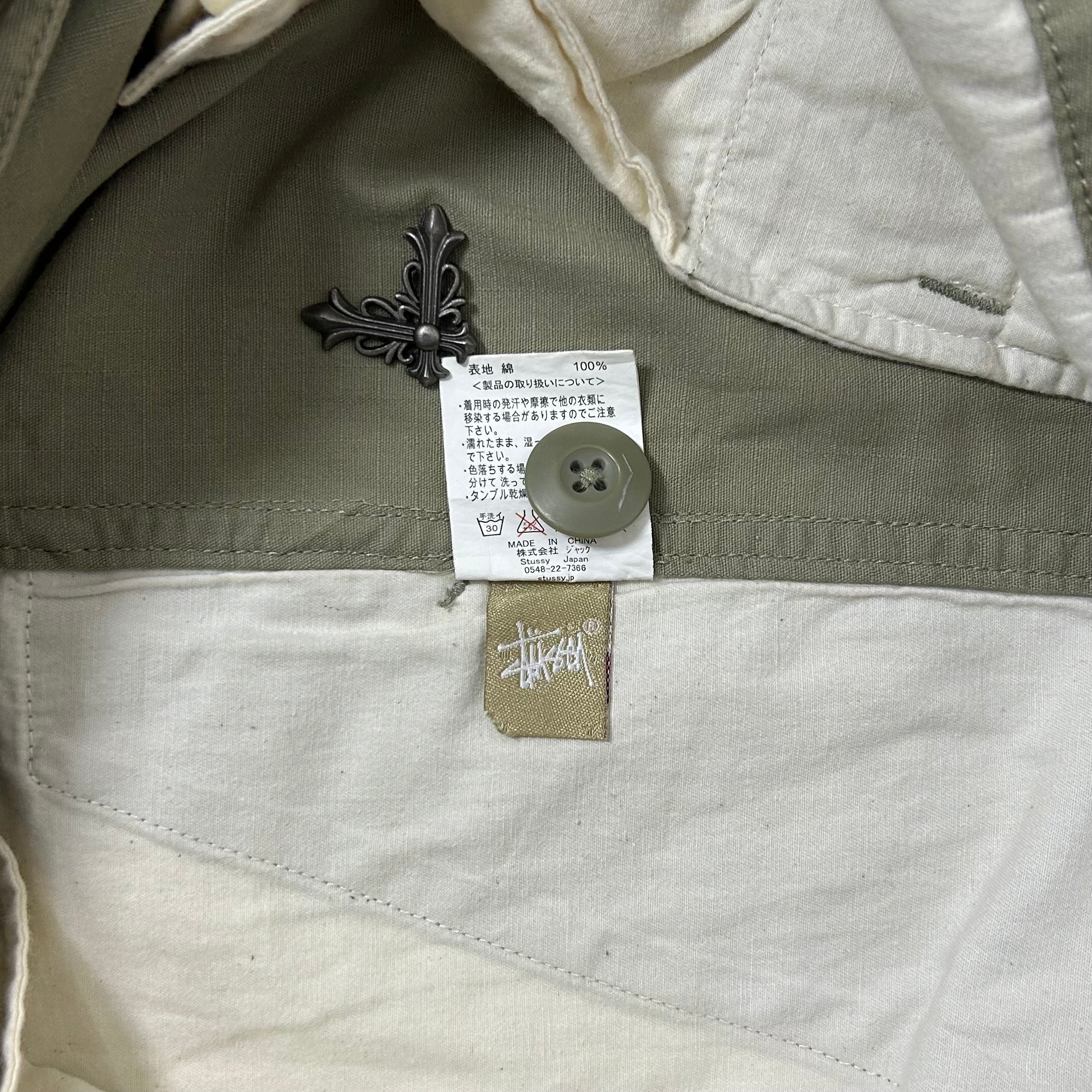 Stussy Cargo Ripstop Pants in Olive Green (Size 32)