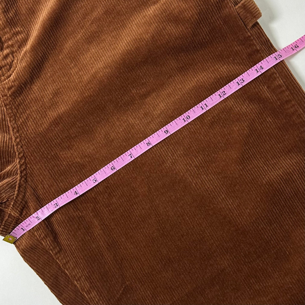 BRAND-NEW Urbanic London Lush Corduroy Carpenter Baggy Pants in Reddish Brown (Size 32-36)
