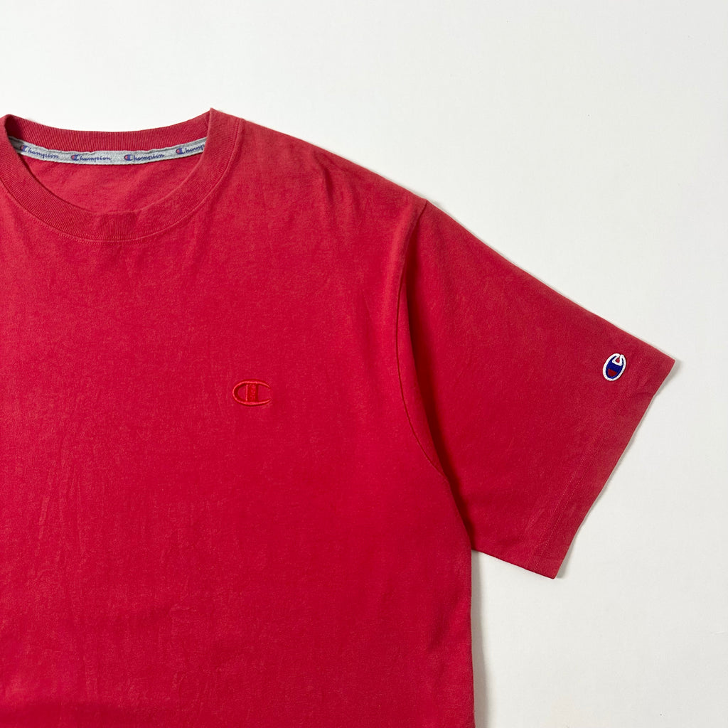 Champion Basic Logo T-shirt in Red Size Large (Fits XL)
