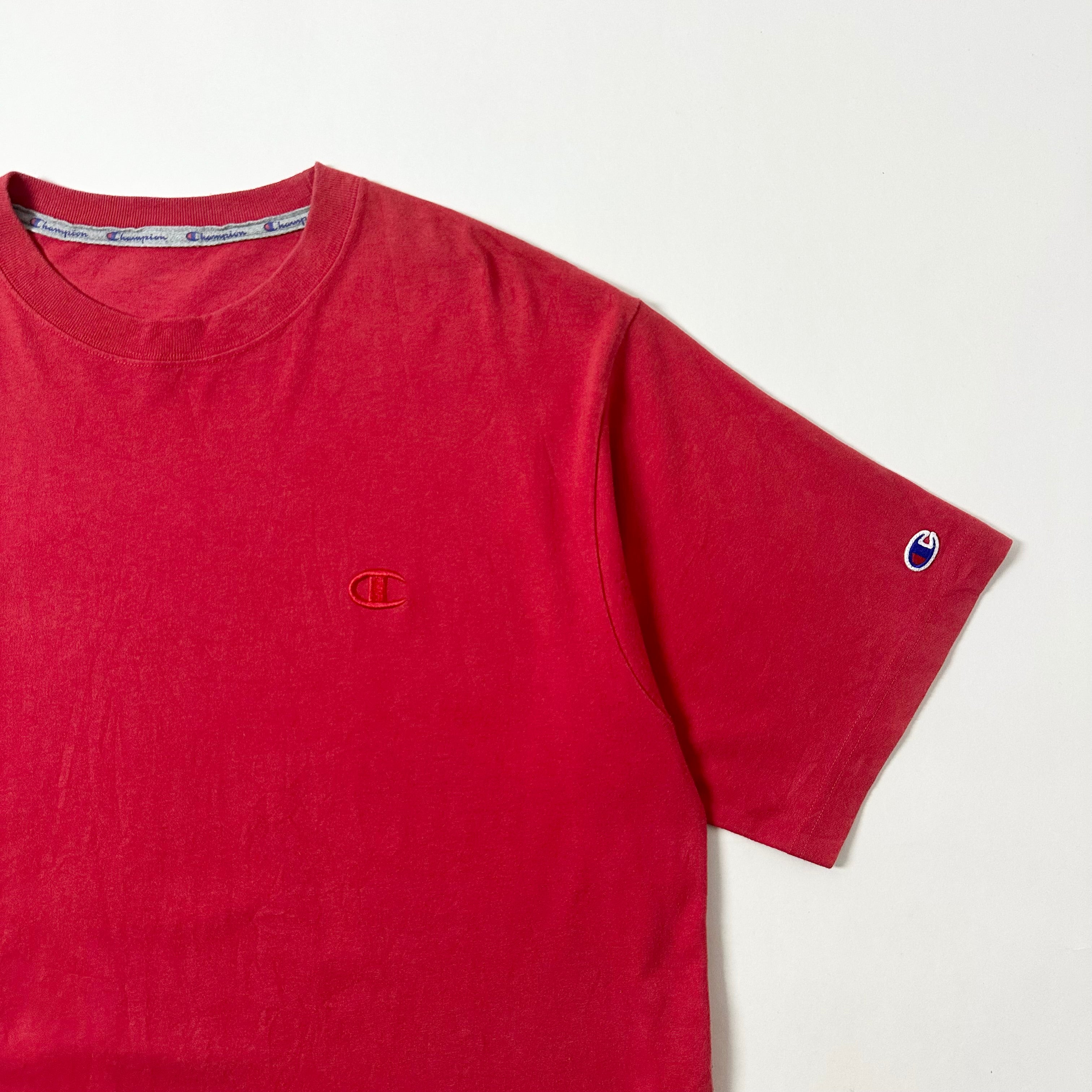 Champion Basic Logo T-shirt in Red Size Large (Fits XL)