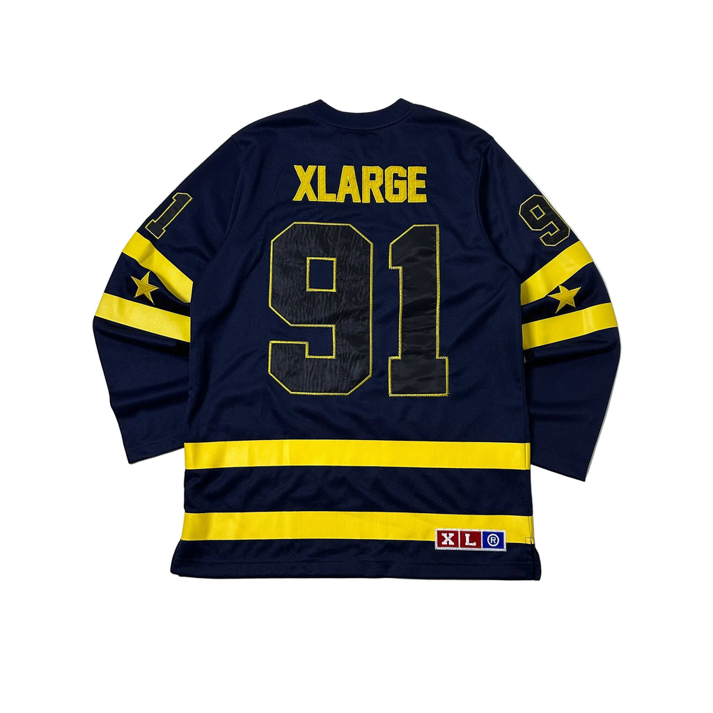 XLARGE Longsleeve Jersey in Navy and Yellow color way (Size Large)