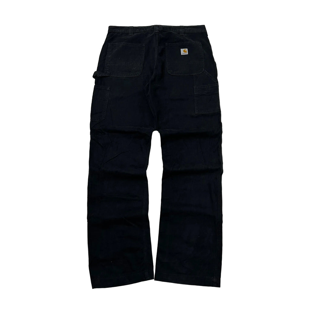 Carhartt Relaxed Fit Carpenter Pants Black Size 36
