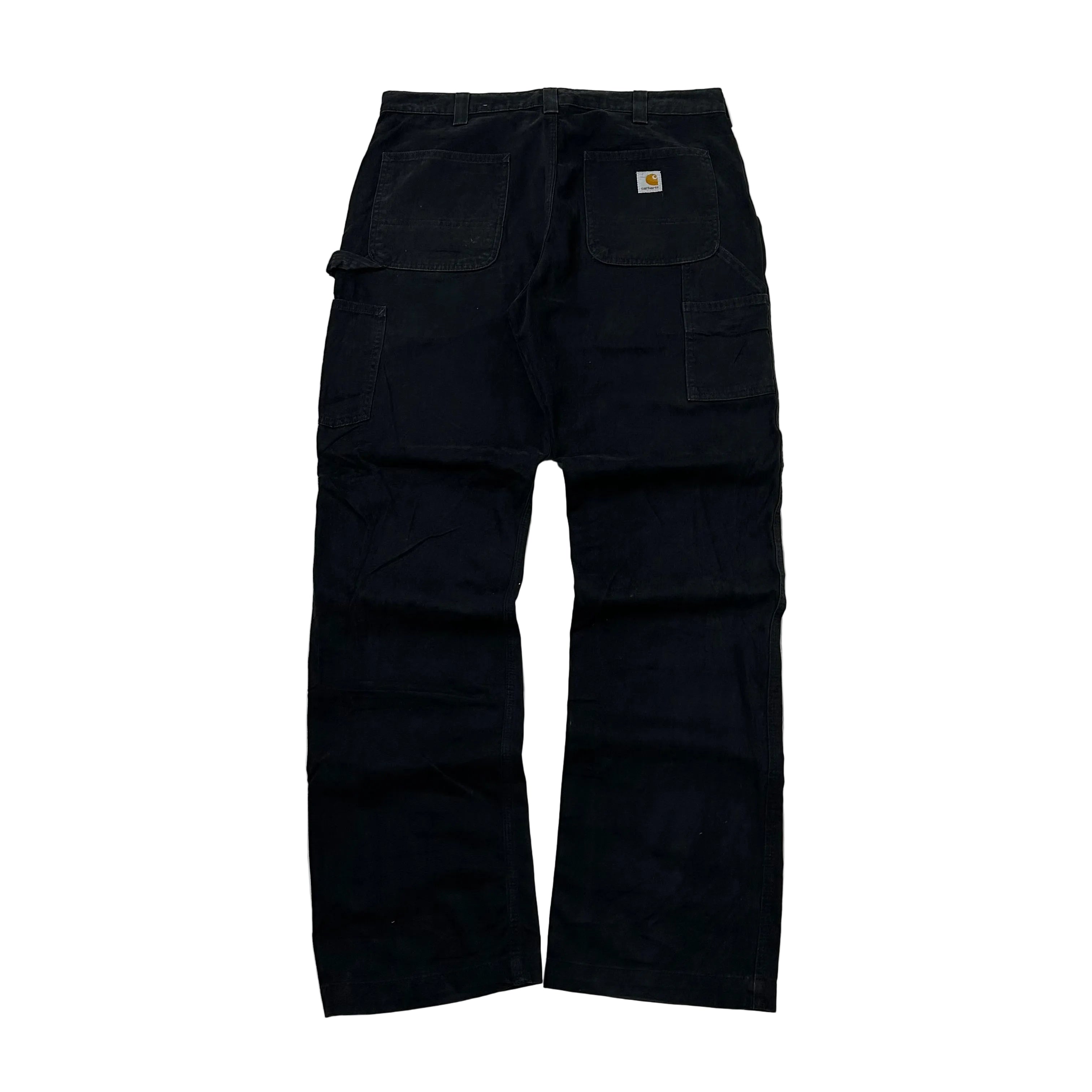 Carhartt Relaxed Fit Carpenter Pants Black Size 36