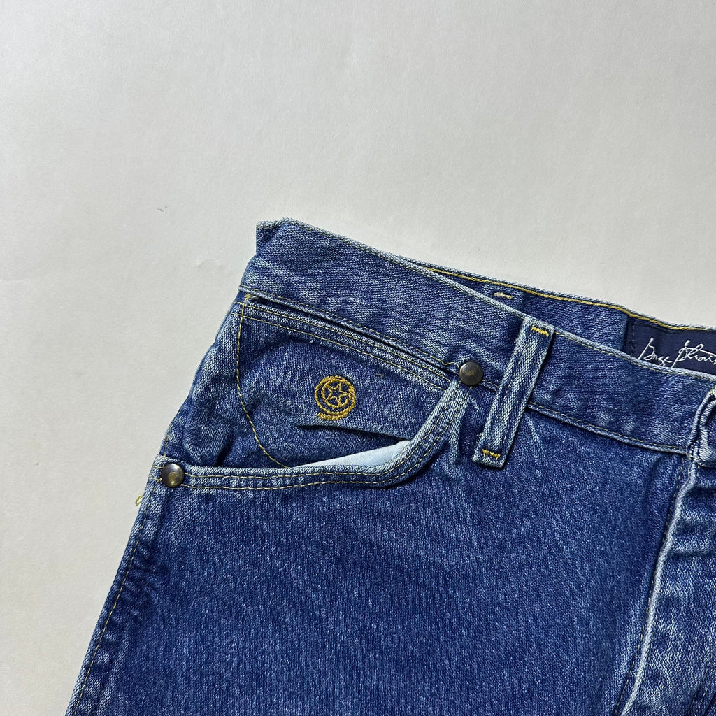 Wrangler George Strait Cowboy Cut Slim Fit Jeans in Heavyweight Stone Denim (Size 32)