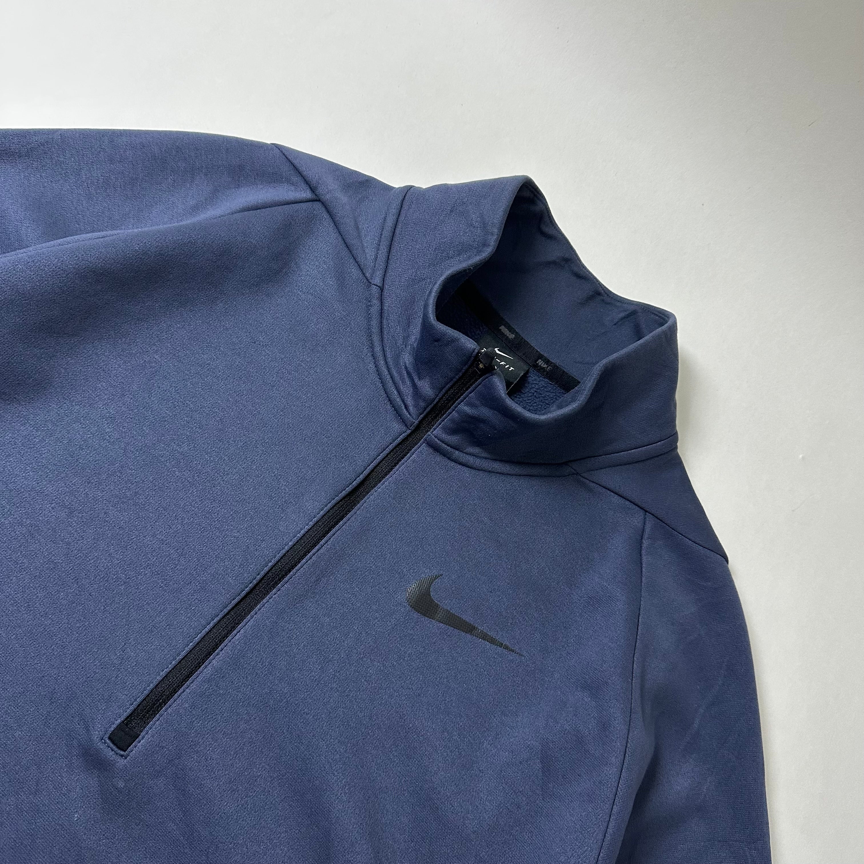 Nike Quarter-zip Pullover Jacket in  Slate Blue (Size Large)