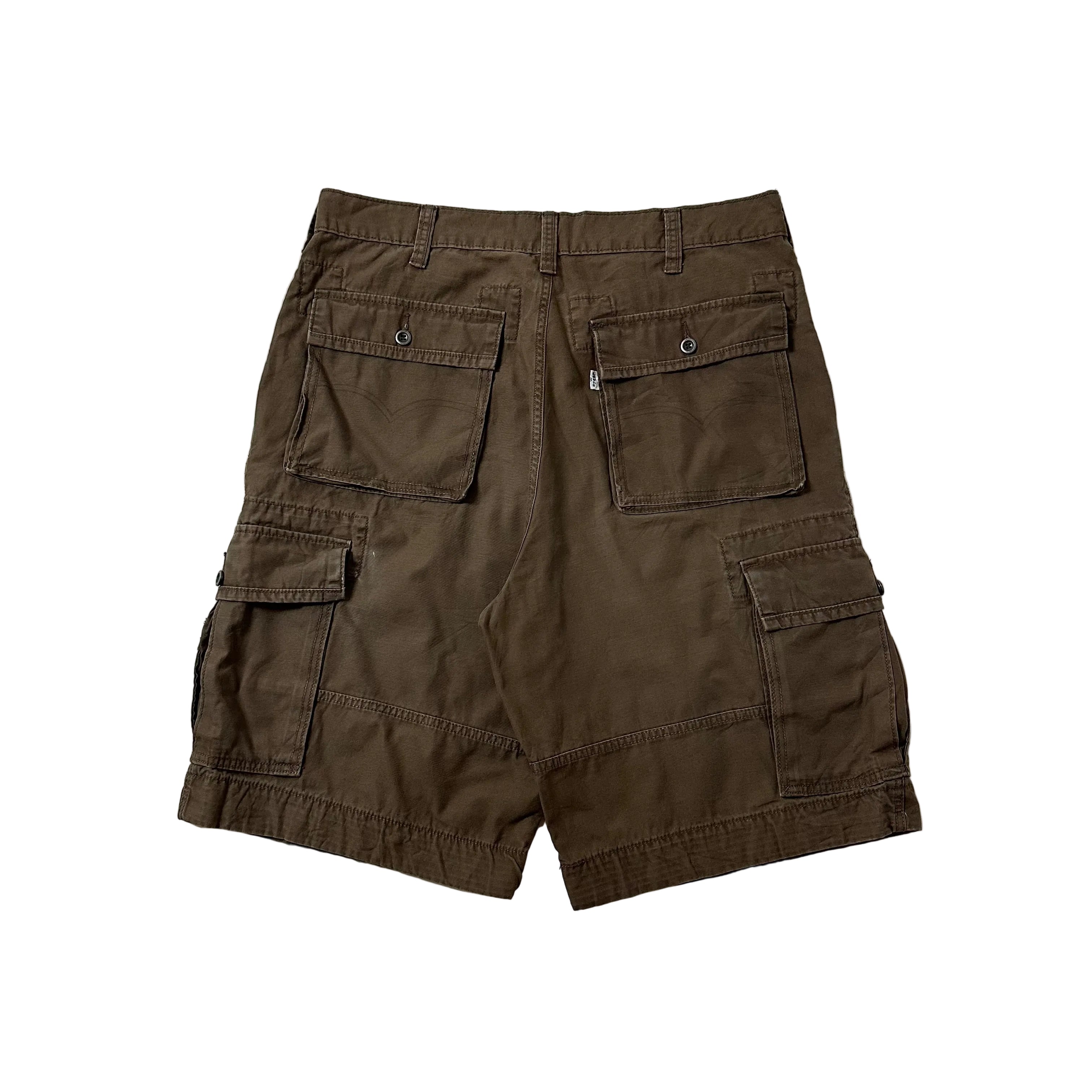 Levi’s Baggy Cargo Shorts in Choco Brown (Size 36) — SOLD