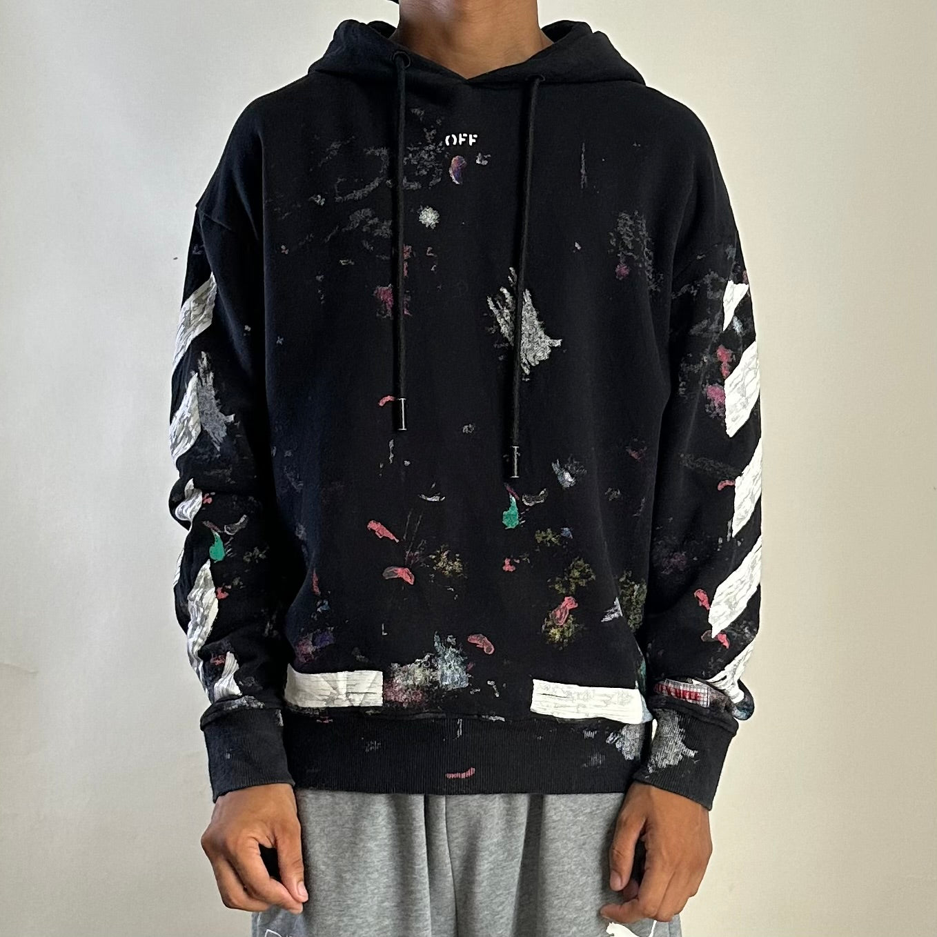 Off-White “Galaxy Brushed” Hoodie Jacket in Black Size XS (Best Fit Medium) OFF only — SOLD