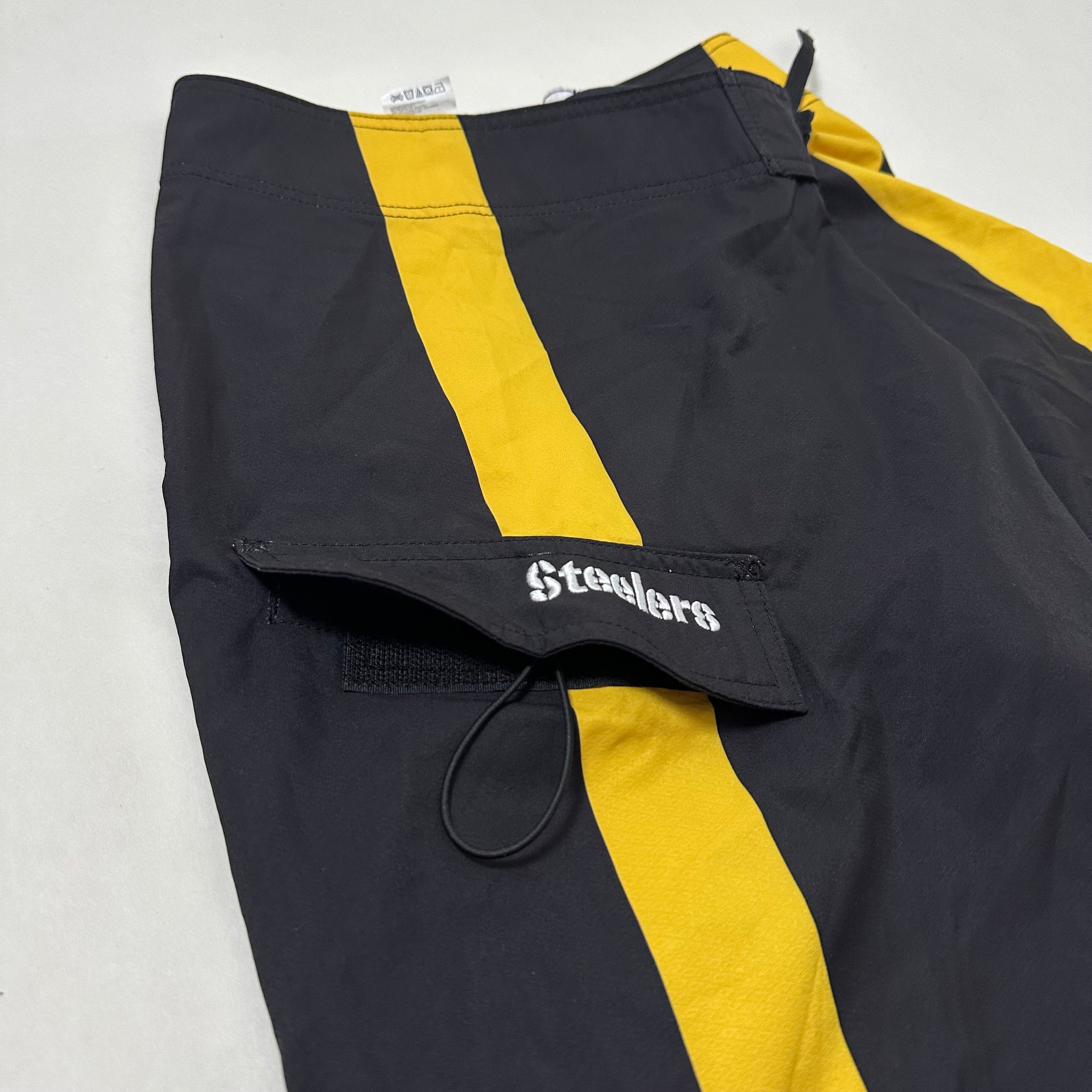 Quicksilver x Pittsburgh Steelers Board Shorts Black (Size 31-33)