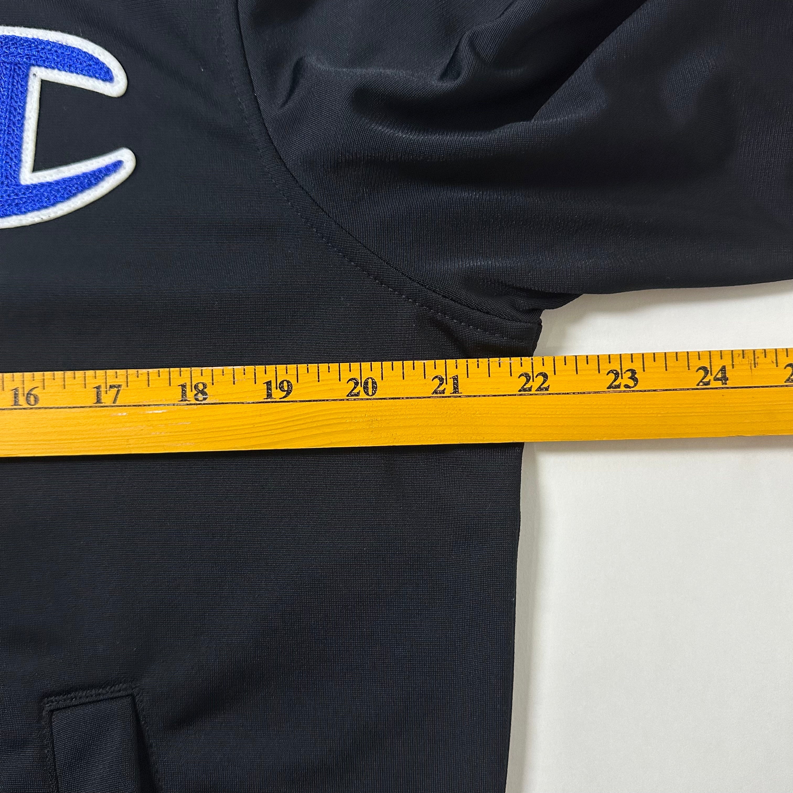CHAMPION BIG C Track Jacket with Side tape Logo on sleeve Size Medium (Fits Large)