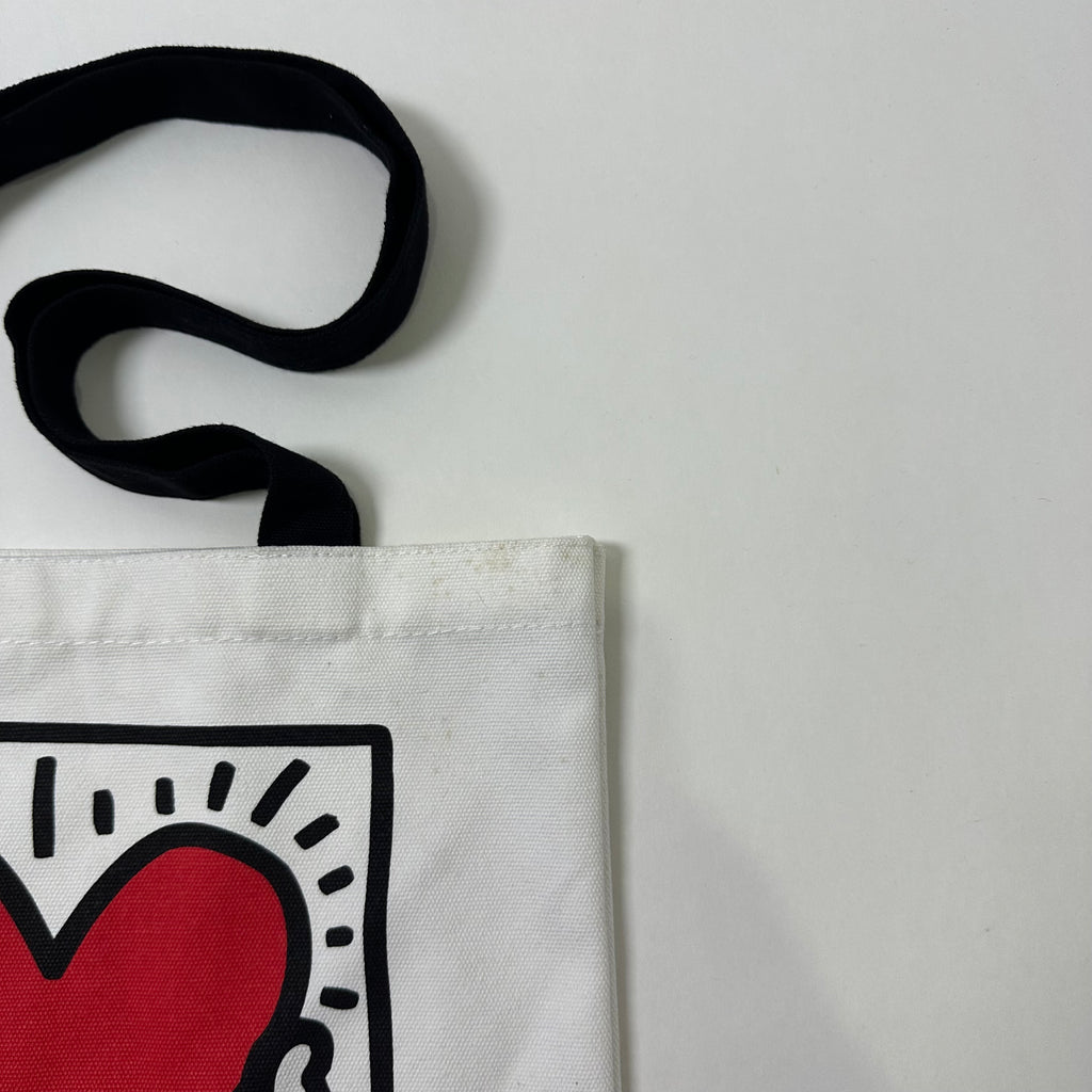 Keith Haring x Olay Tote Bag in White