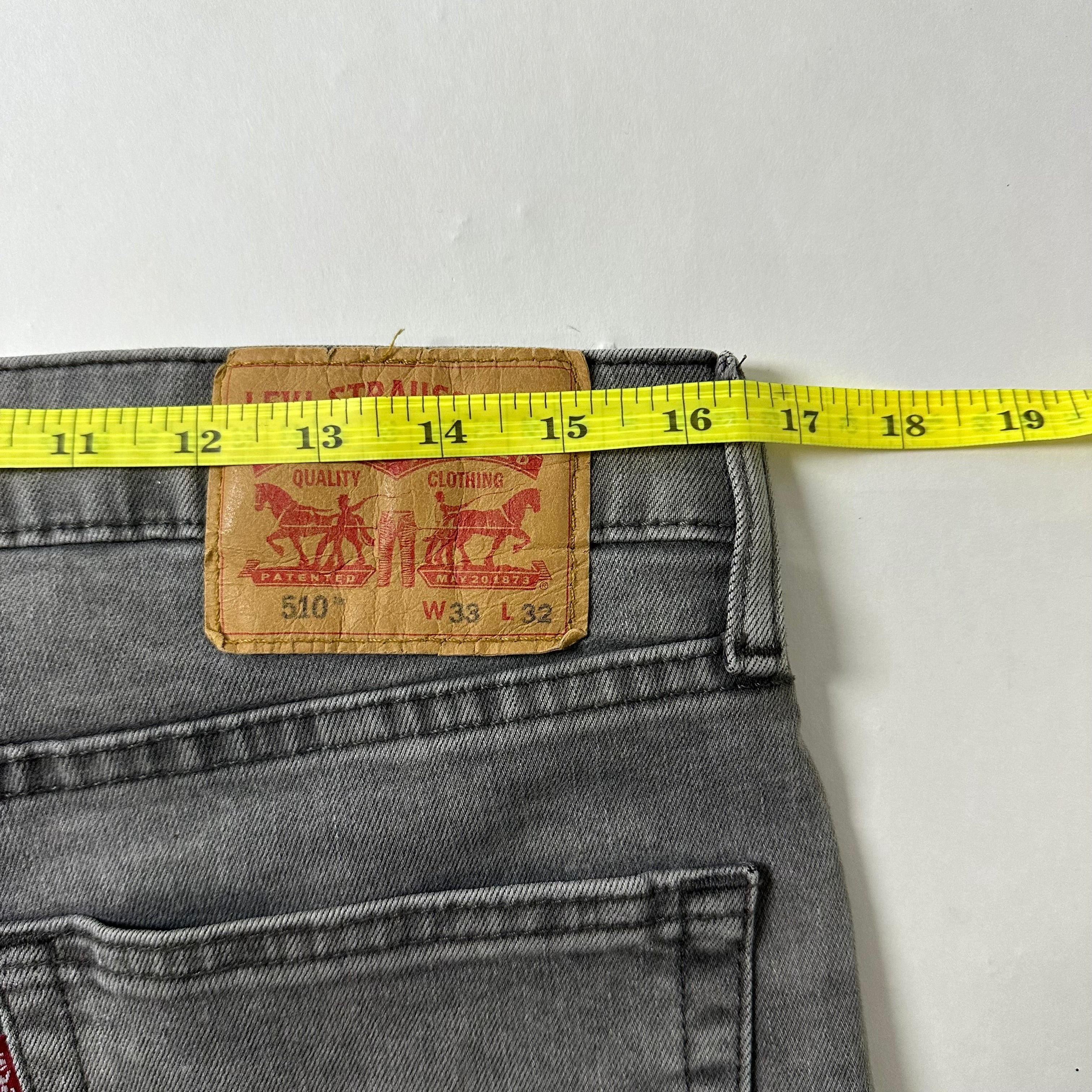 Levi’s 510 Skinny Fit Jeans in Gray Wash (Size 33)