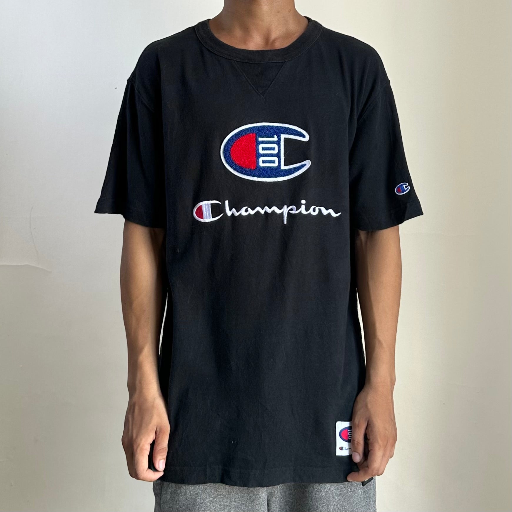 Champion 100th Anniversary T-shirt in Black (Size Medium)