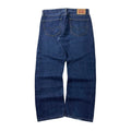 Levi’s 505 Regular Straight Fit Jeans in Dark Stonewash Blue Denim (Size 34)