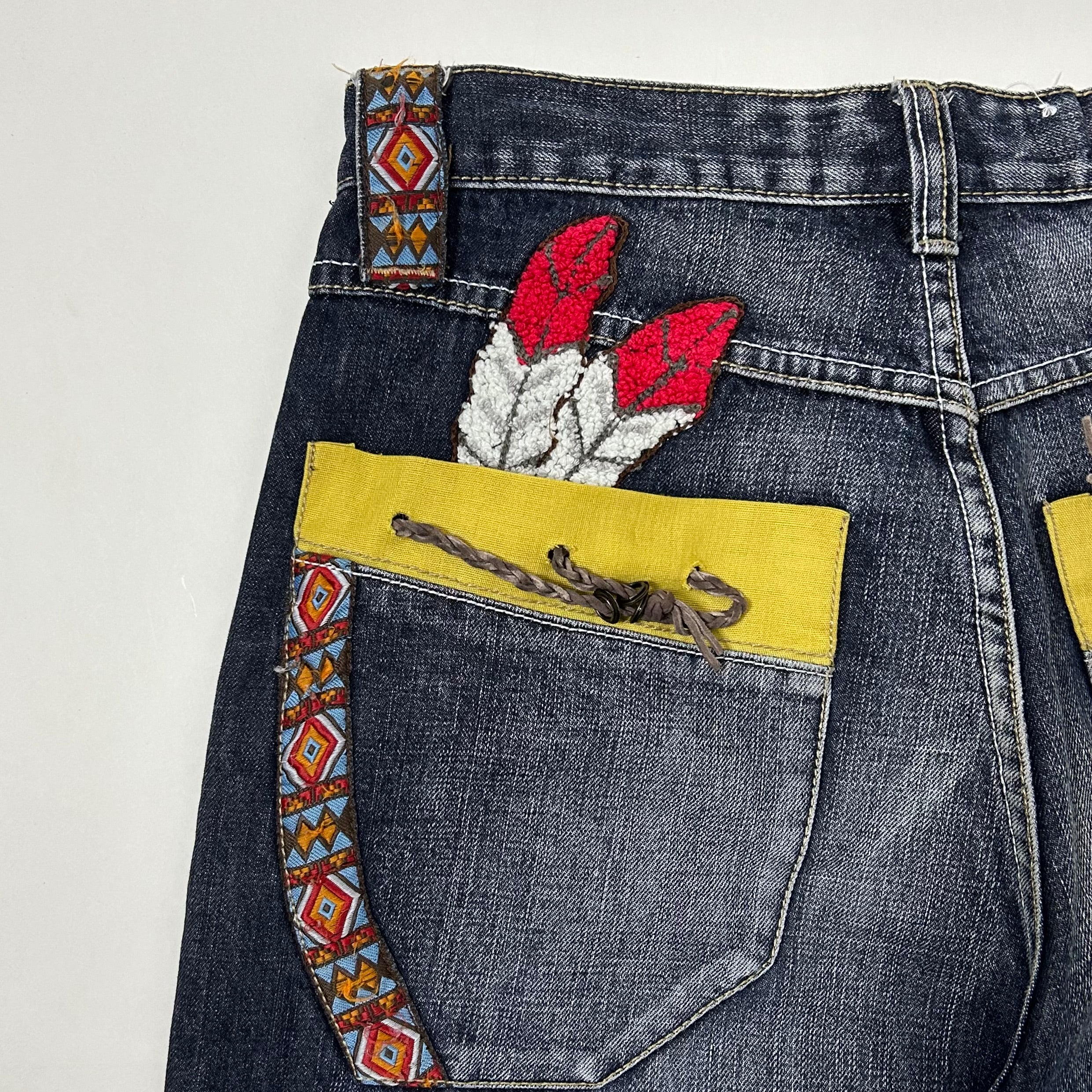 Ecko Unlimited Y2k Baggy Black Washed Jeans (Size 32) - SOLD