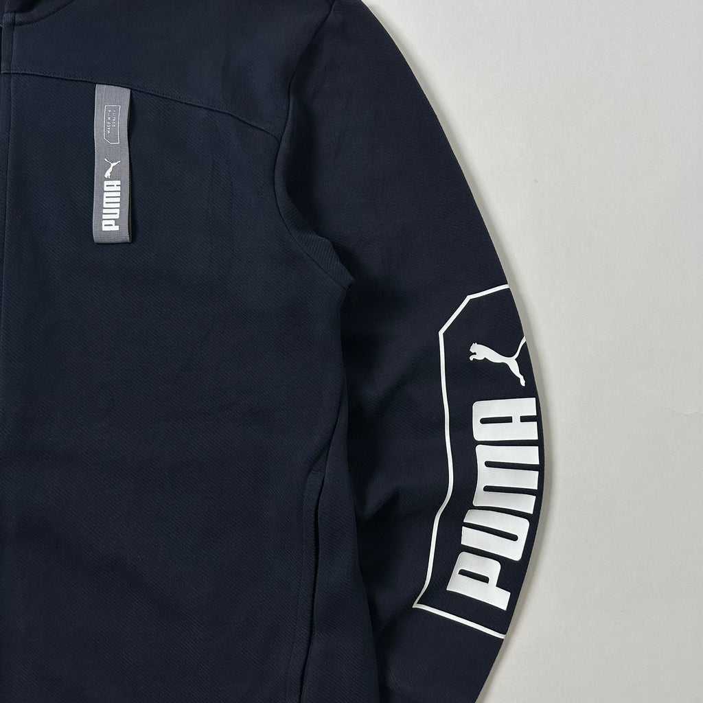 Puma Zip-up Hoodie Jacket in Black (Size Medium)