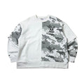 AAPE by A Bathing Ape Sweatshirt in a White and Gray Camouflage color way (Size XL)