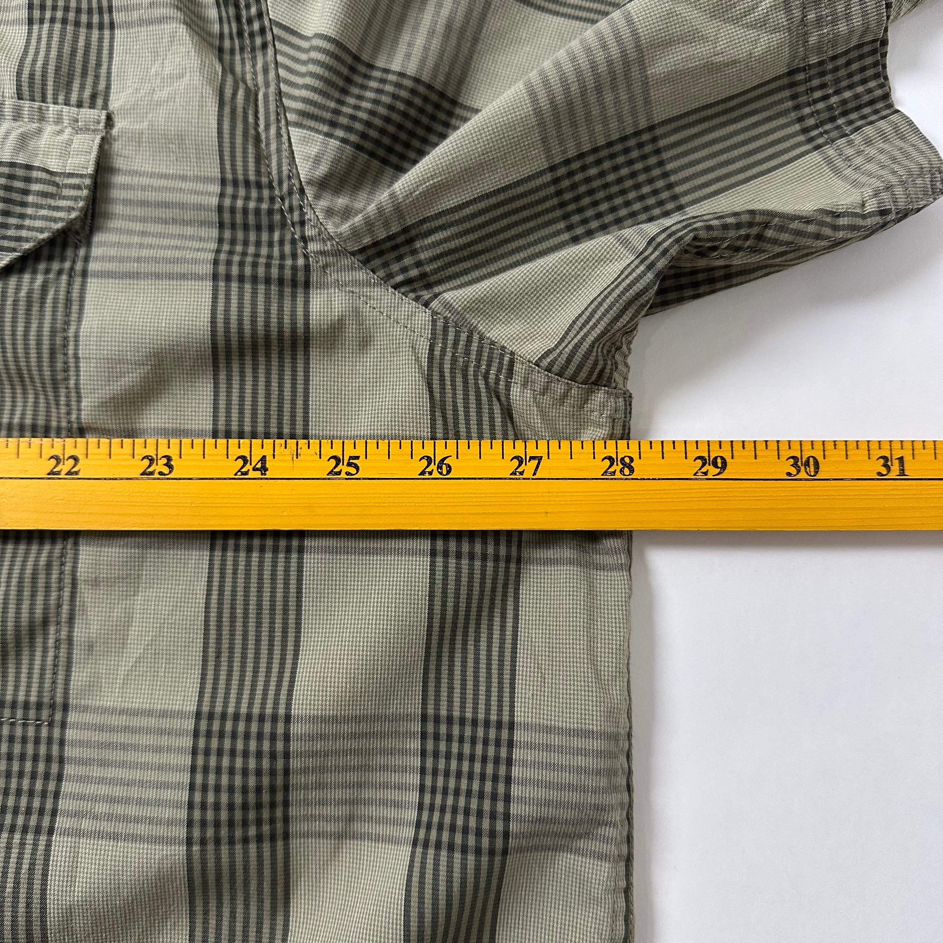 Carhartt Force Plaid Button-up Short Sleeve Shirt (Size 2XL)